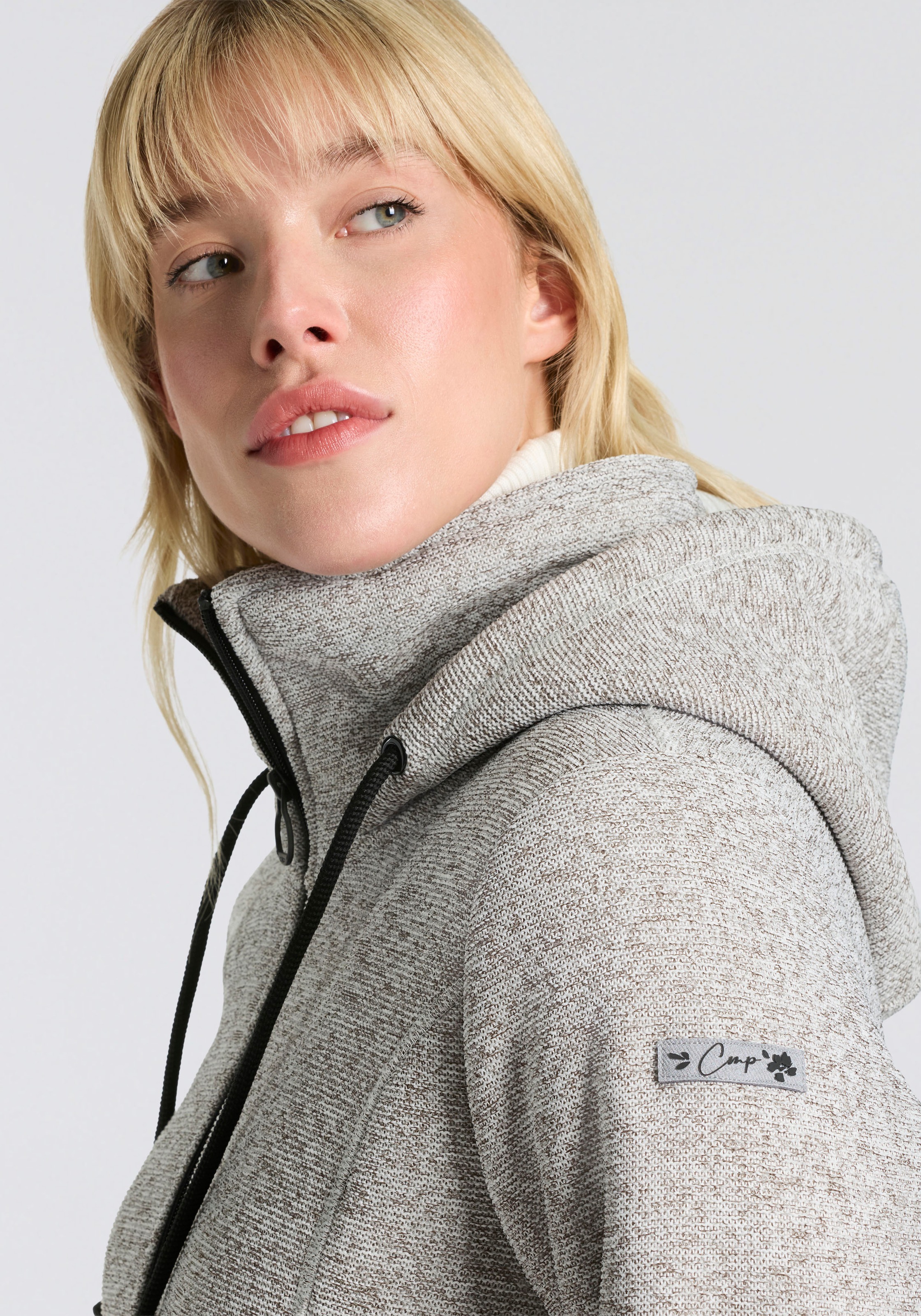 Thumbnail - CMP Strickfleecejacke 1 Stk. tlg. mit Kapuze