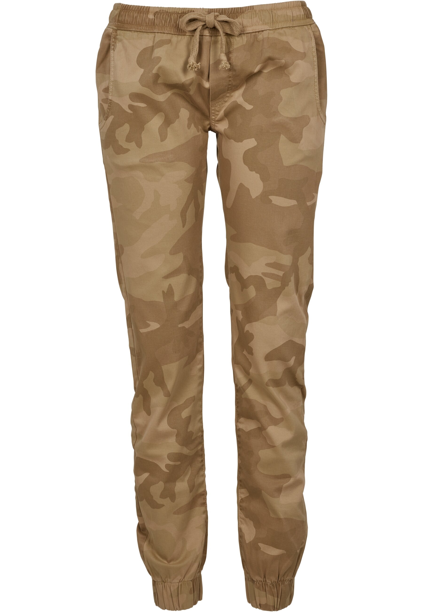 URBAN CLASSICS Cargohose "Urban Classics Damen Ladies Camo Jogging Pants", günstig online kaufen