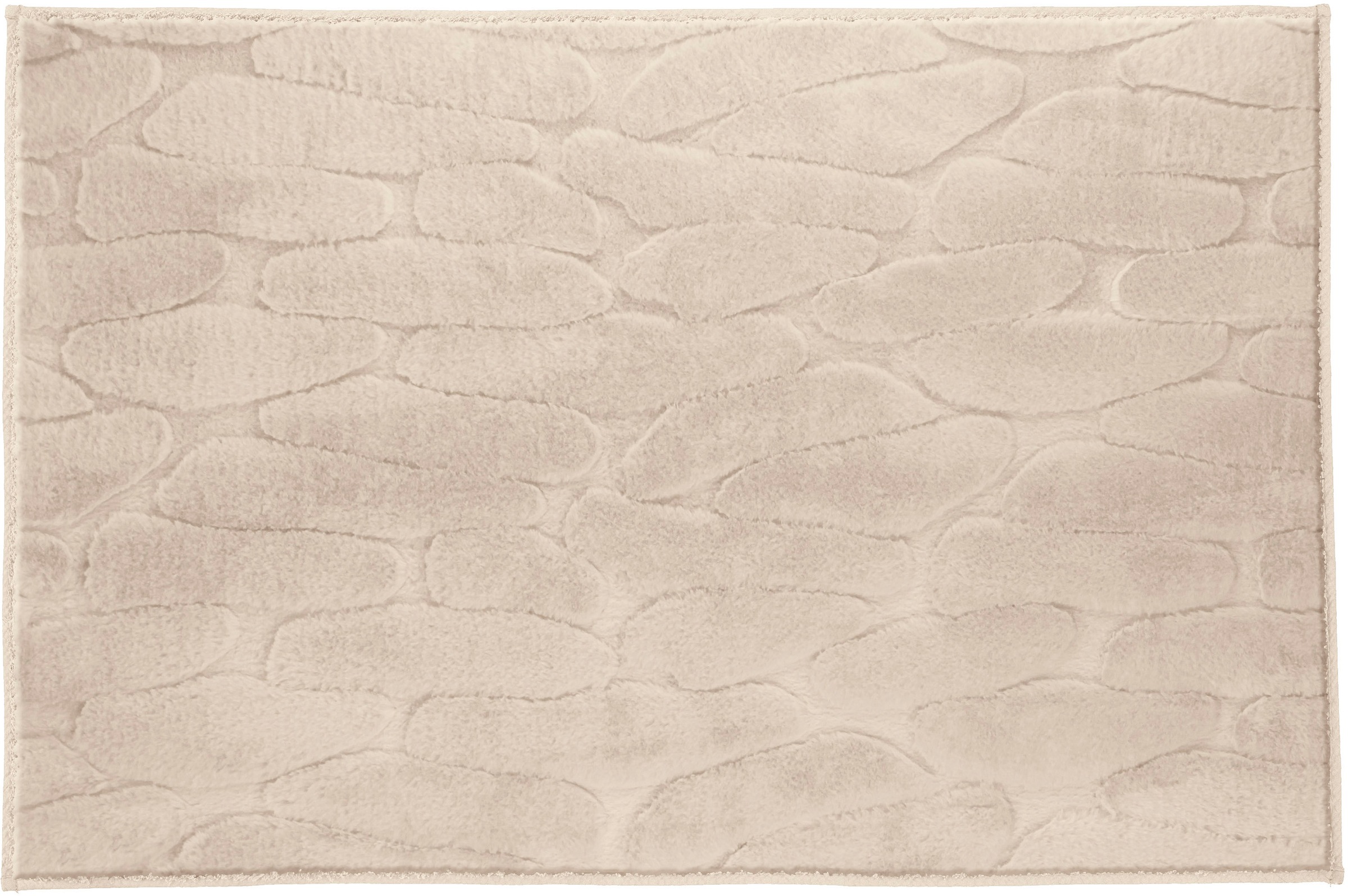 Thumbnail - Kleine Wolke Badematte ""Tondo"" Höhe 5 mm rutschhemmend beschichtet fußbodenheizungsgeeignet Badteppich, Uni Farben, mo...