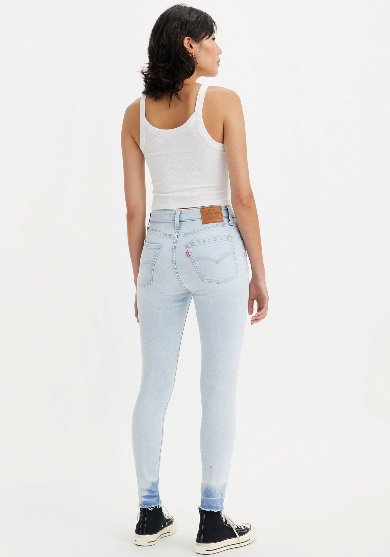 Levi's® Skinny-fit-Jeans »721 High rise skinny«, mit Schlitz am Saum