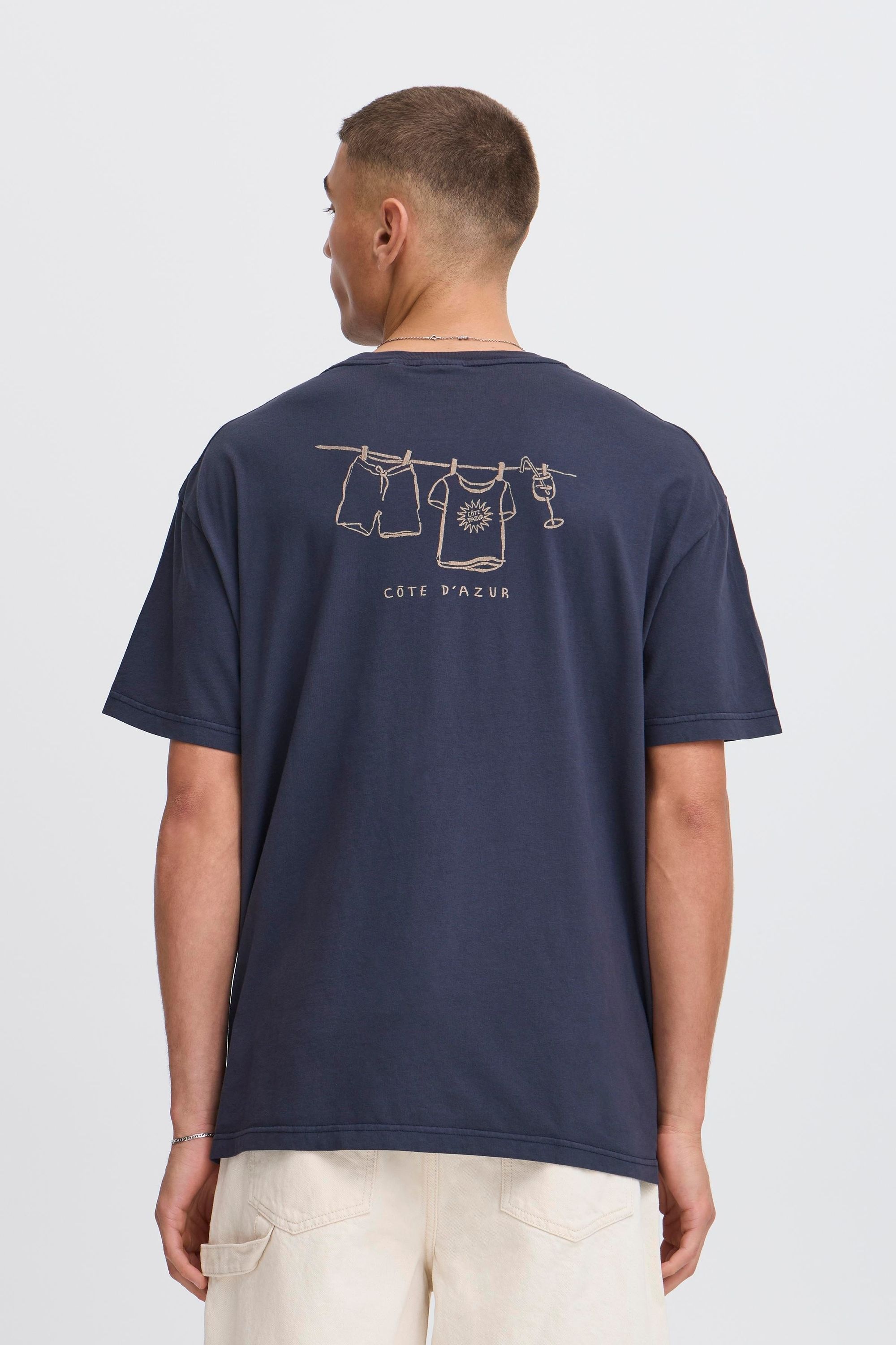 !solid SDPAVEL T-Shirt Blue M 3
