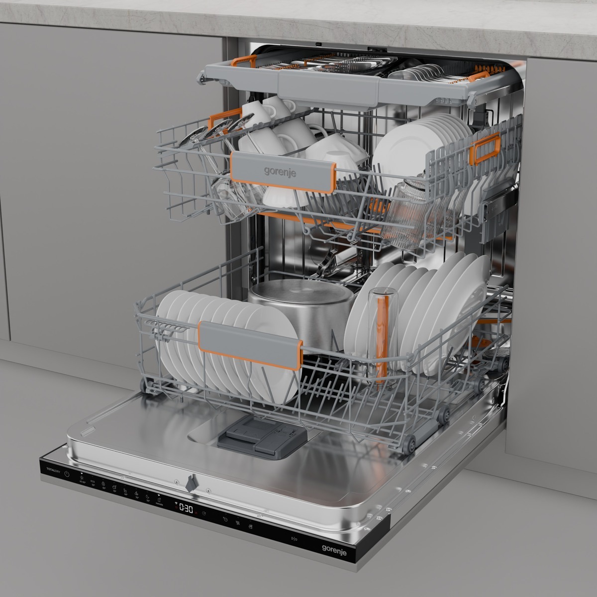 GORENJE vollintegrierbarer Geschirrspüler »GV6G63A60H«