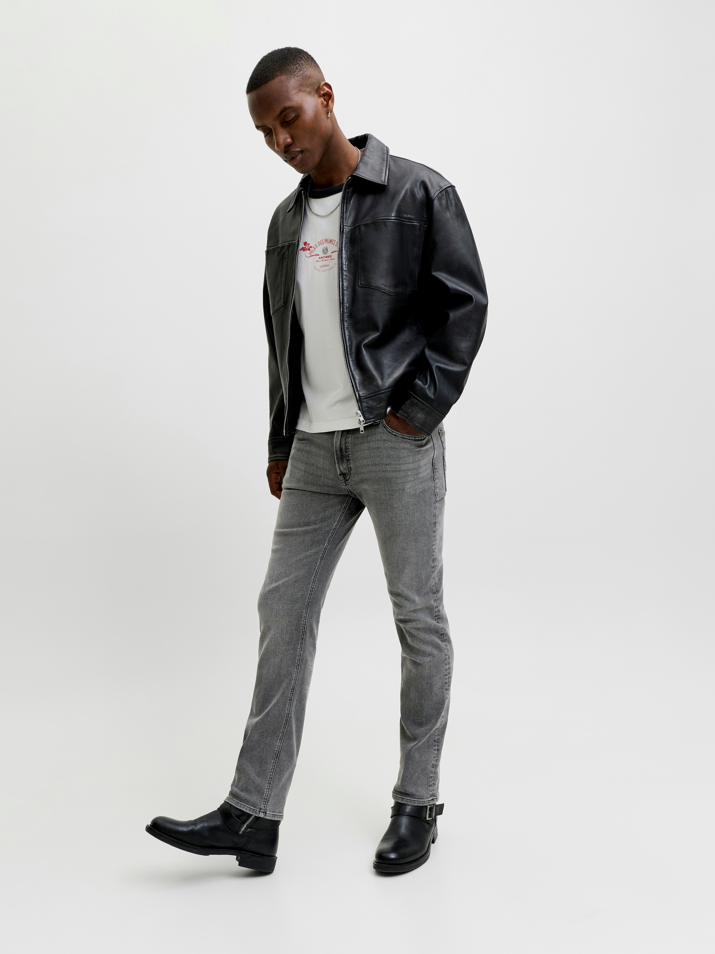 Jack & Jones Regular-fit-Jeans »JJICLARK JJORIGINAL HA 224 NOOS« Baumwollmischung, regular fit