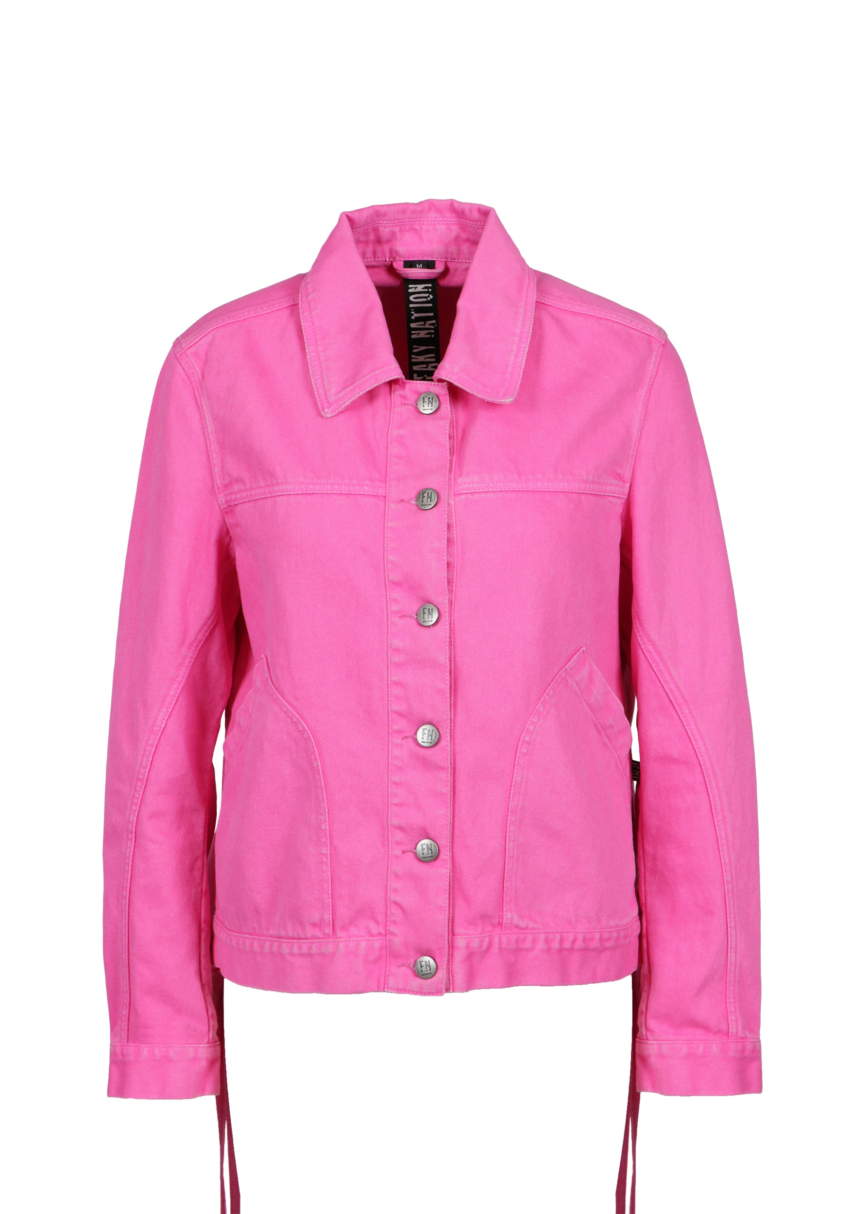 Freaky Nation Jeansjacke "Pink Wave-FN"