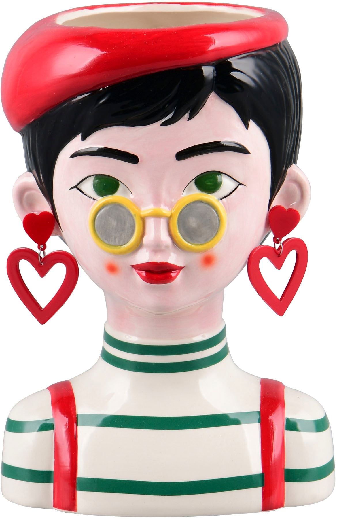 MIRRORS AND MORE Dekovase "MARGA" Bunte Dekovase in auffälliger Form günstig online kaufen