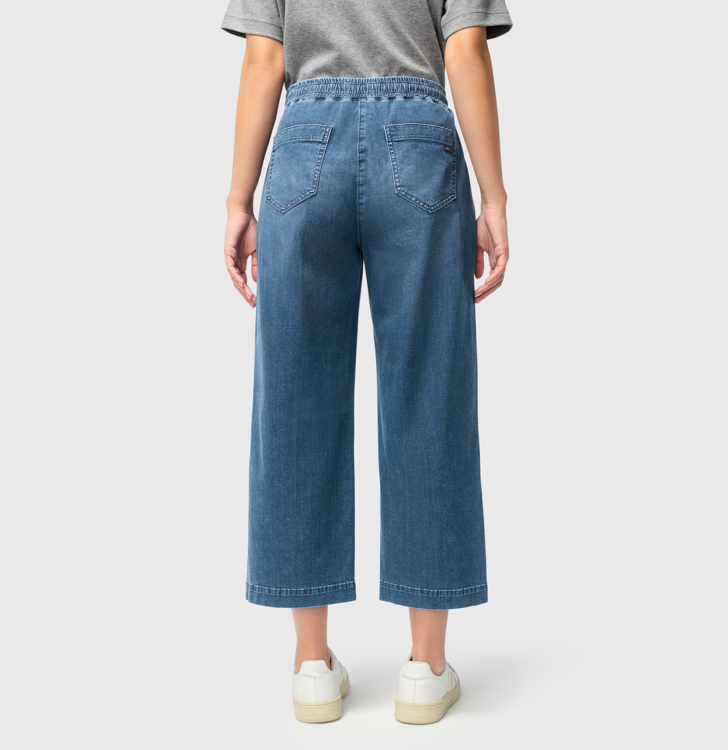 MAC Weite Jeans "CULOTTE casual denim" Wide Fit in verkürzter Länge günstig online kaufen