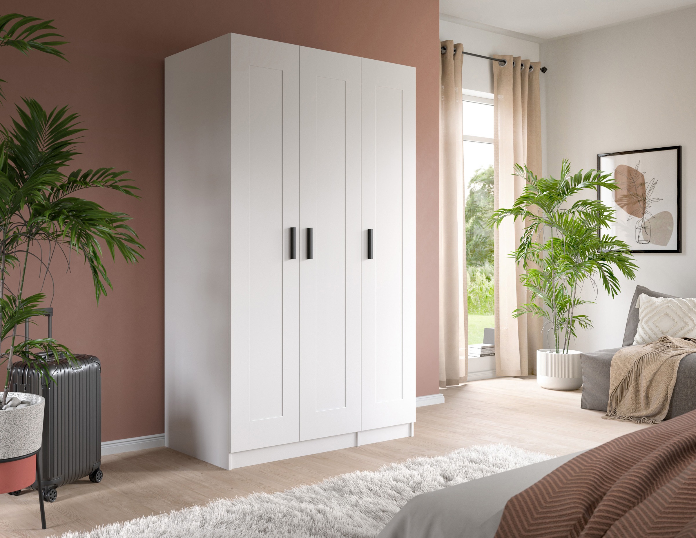 Home affaire Kleiderschrank "Farmsen, TOPSELLER, Schlafzimmerschrank, Garde günstig online kaufen