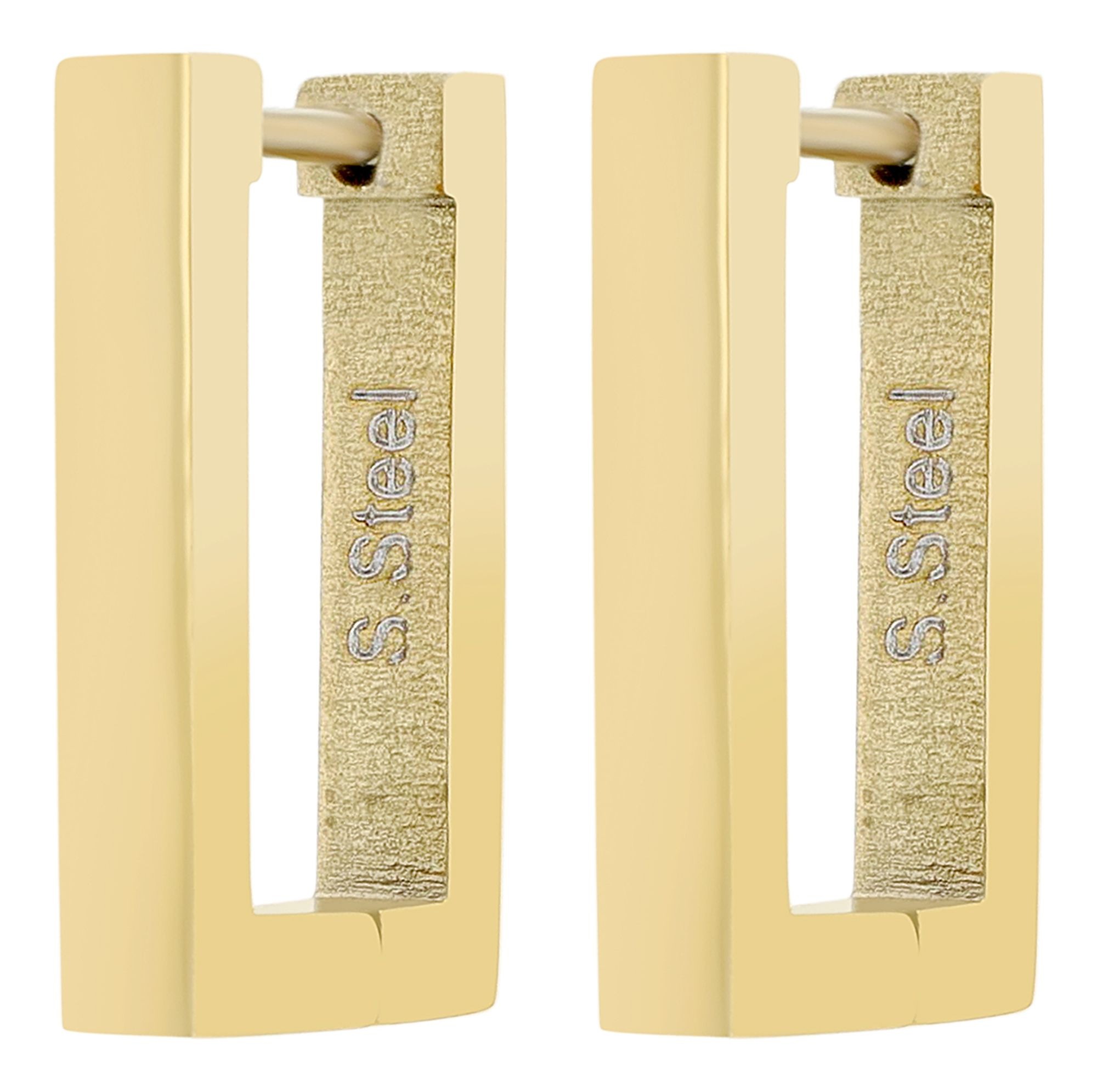 Adelia´s Klappcreolen »Damen Ohrringe – Klappcreole aus Edelstahl« Zum Verschenken – passend für viele Anlässe