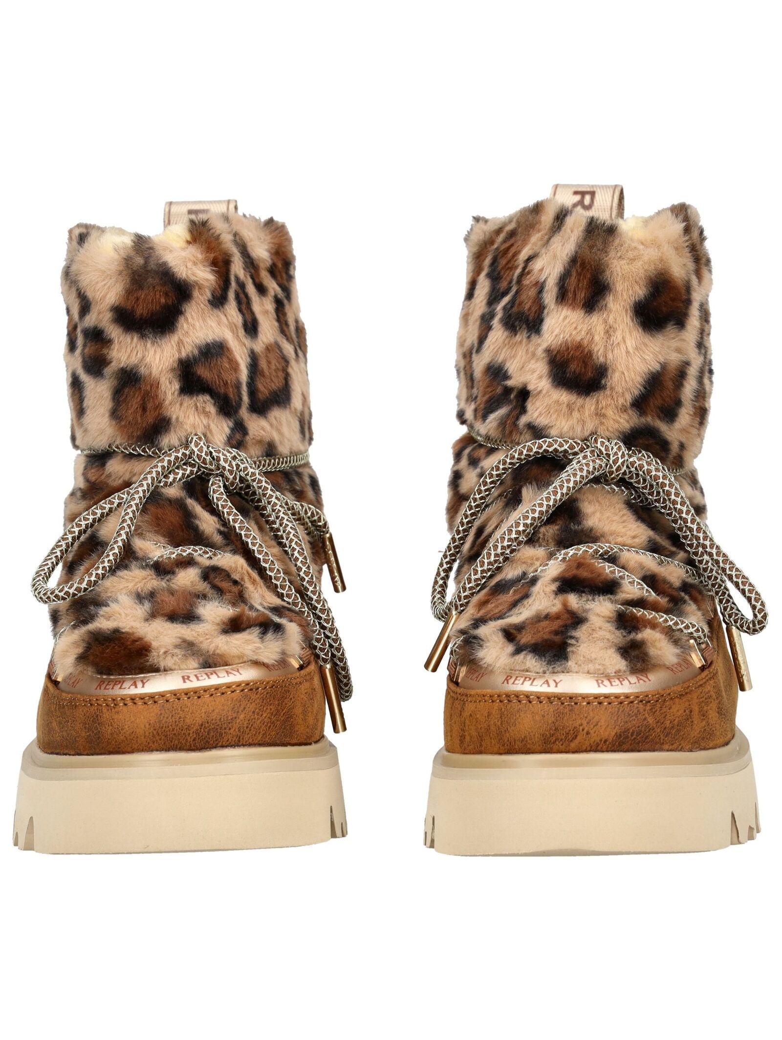 Thumbnail - Replay Plateaustiefelette "Replay Stiefelette Lederimitat/Textil"