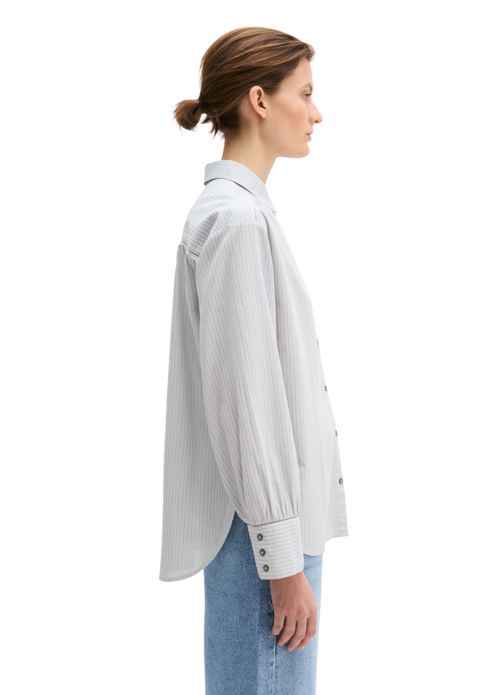 Marc O'Polo Langarmbluse »aus Organic-Cotton-Viskose-Mix«