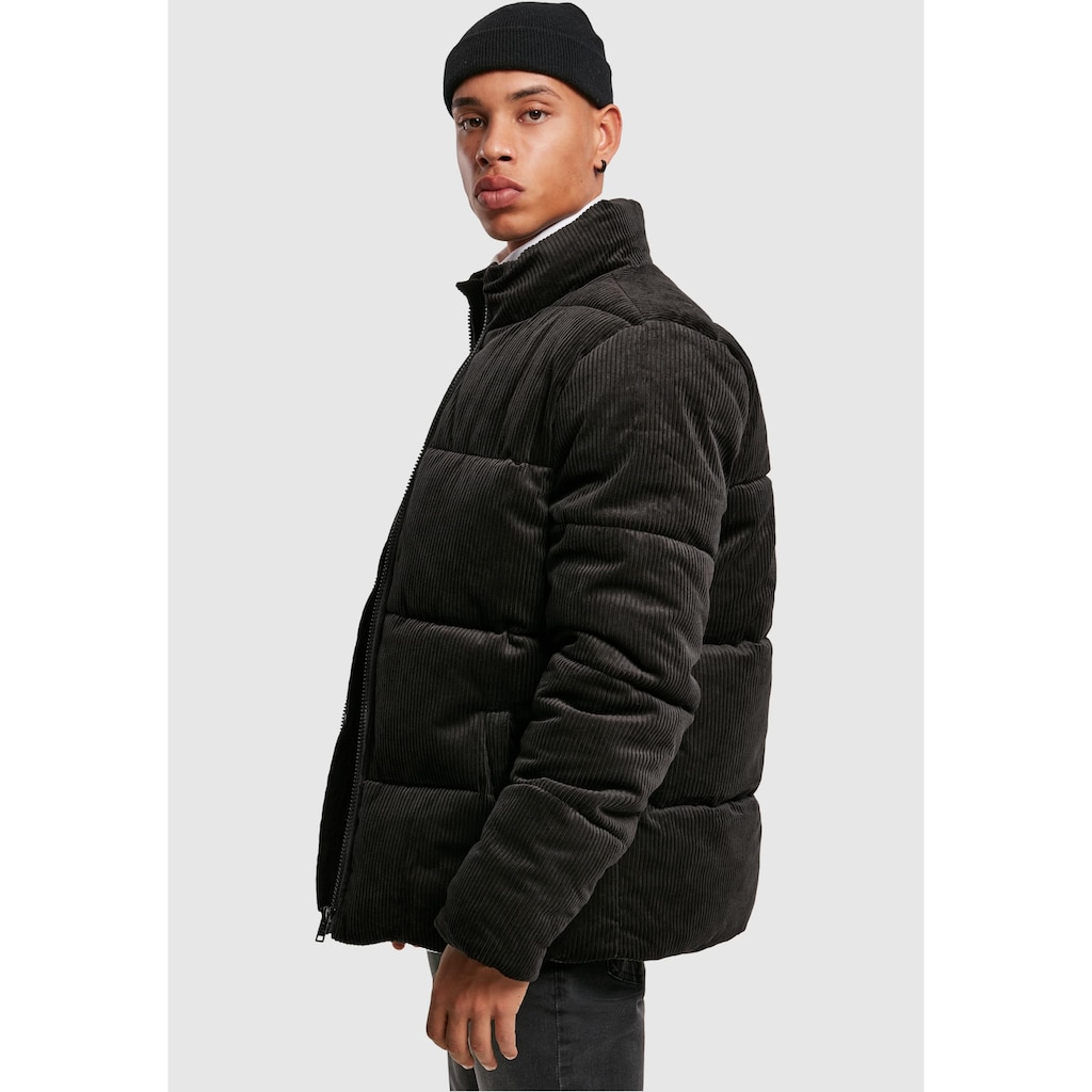 URBAN CLASSICS Winterjacke »Herren Boxy Corduroy Puffer Jacket«, (1 St.), ohne Kapuze