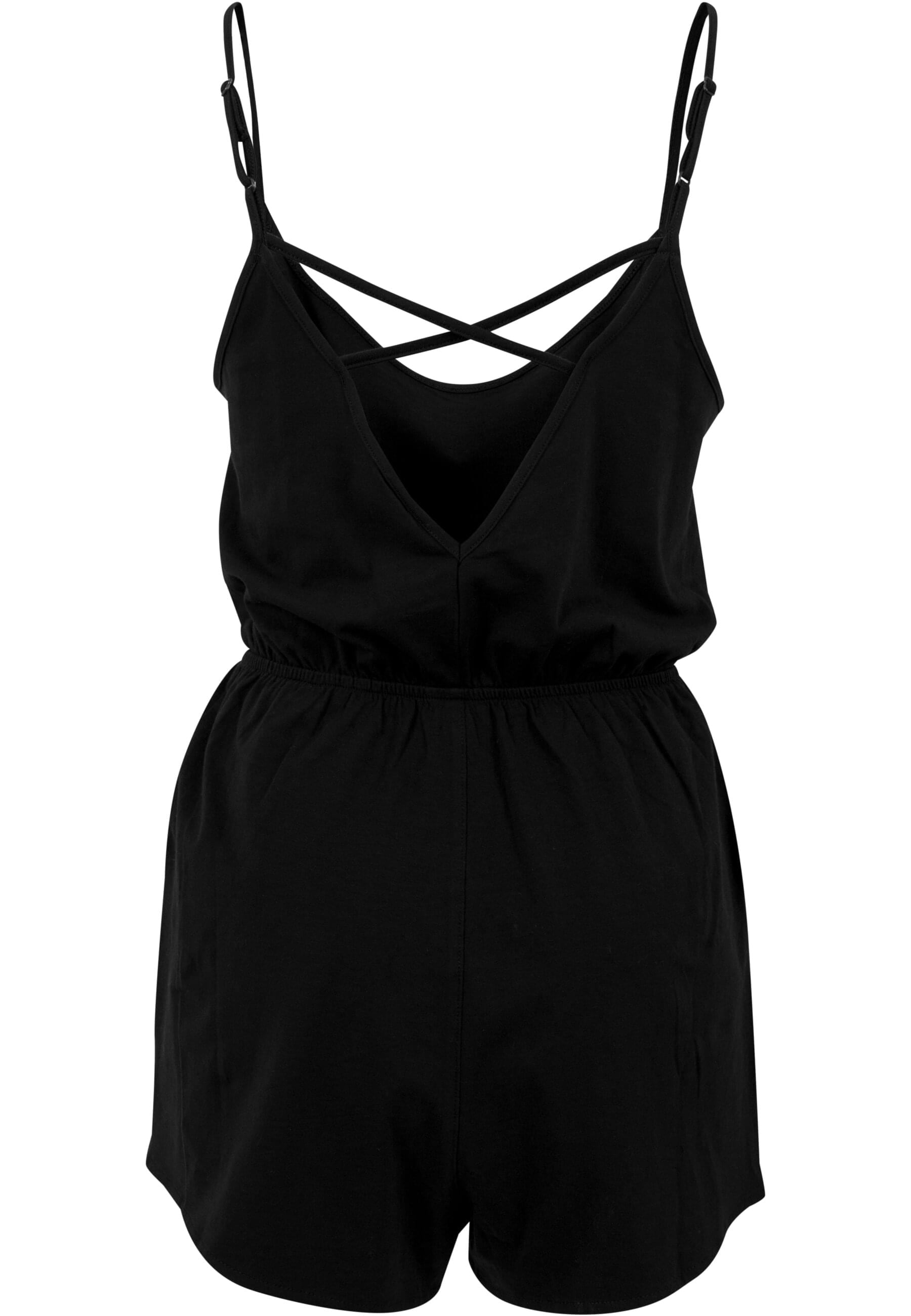 URBAN CLASSICS Jumpsuit »Urban Classics Damen Ladies Short Spaghetti Jumpsuit«, (1 tlg.)