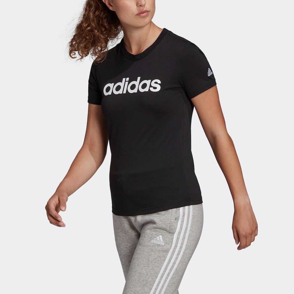 adidas Sportswear T-Shirt »LOUNGEWEAR ESSENTIALS SLIM LOGO«