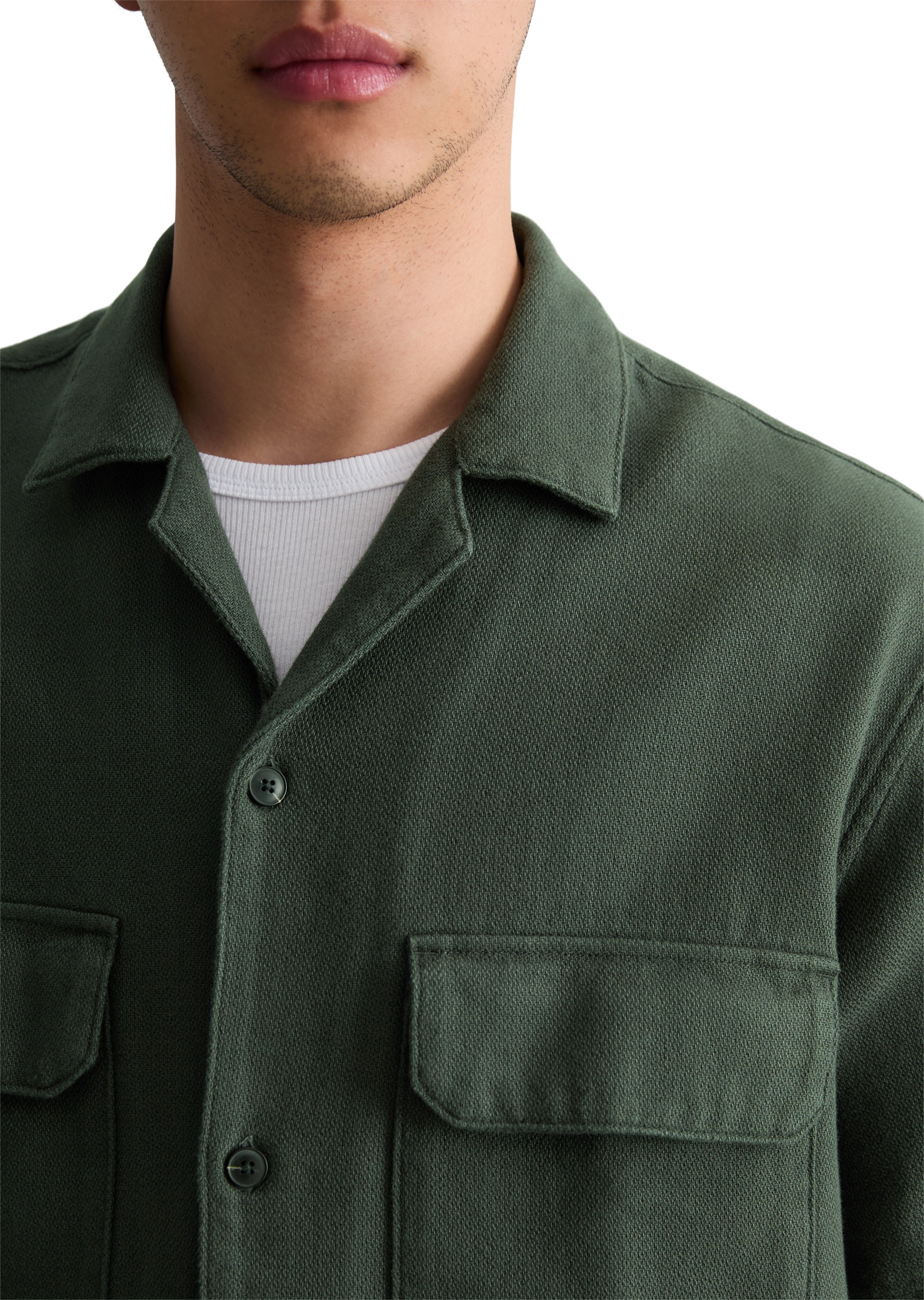 Marc O'Polo DENIM Kurzarmhemd »mit feiner Struktur«