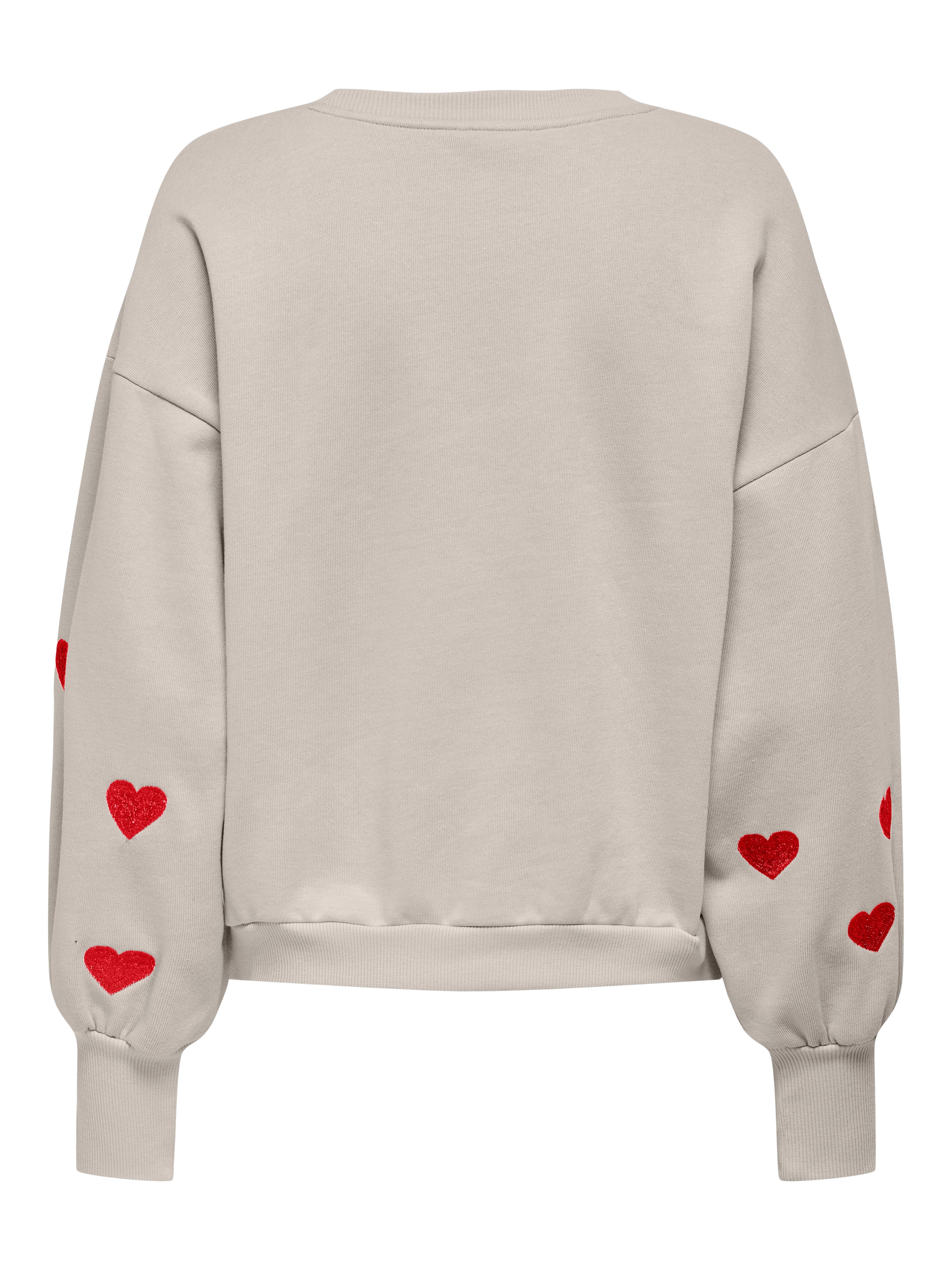 ONLY Sweatshirt »ONLBECCA L/S O-NECK SWT«, mit Stickerei