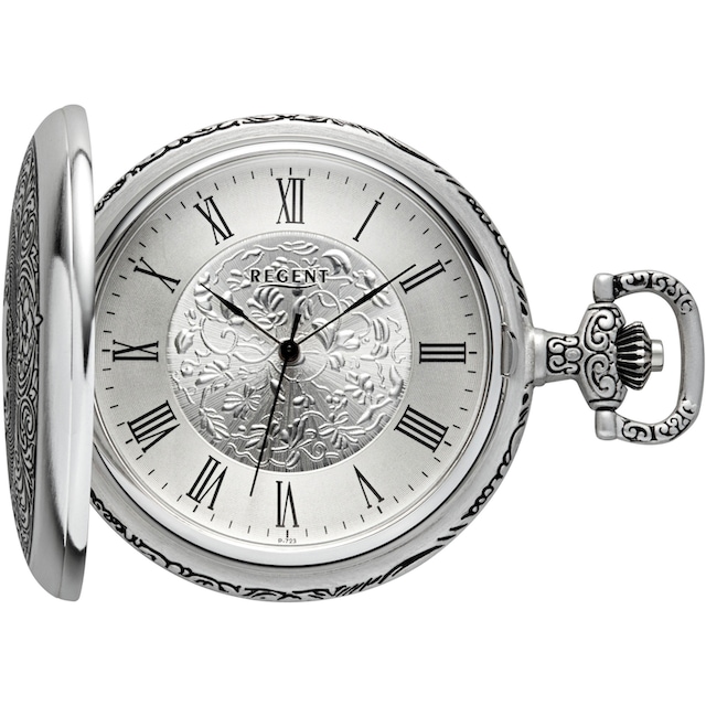 Regent Taschenuhr »P723-19457740«, (Set, 2 tlg., mit dazu passender Kette)  ▷ bestellen | BAUR