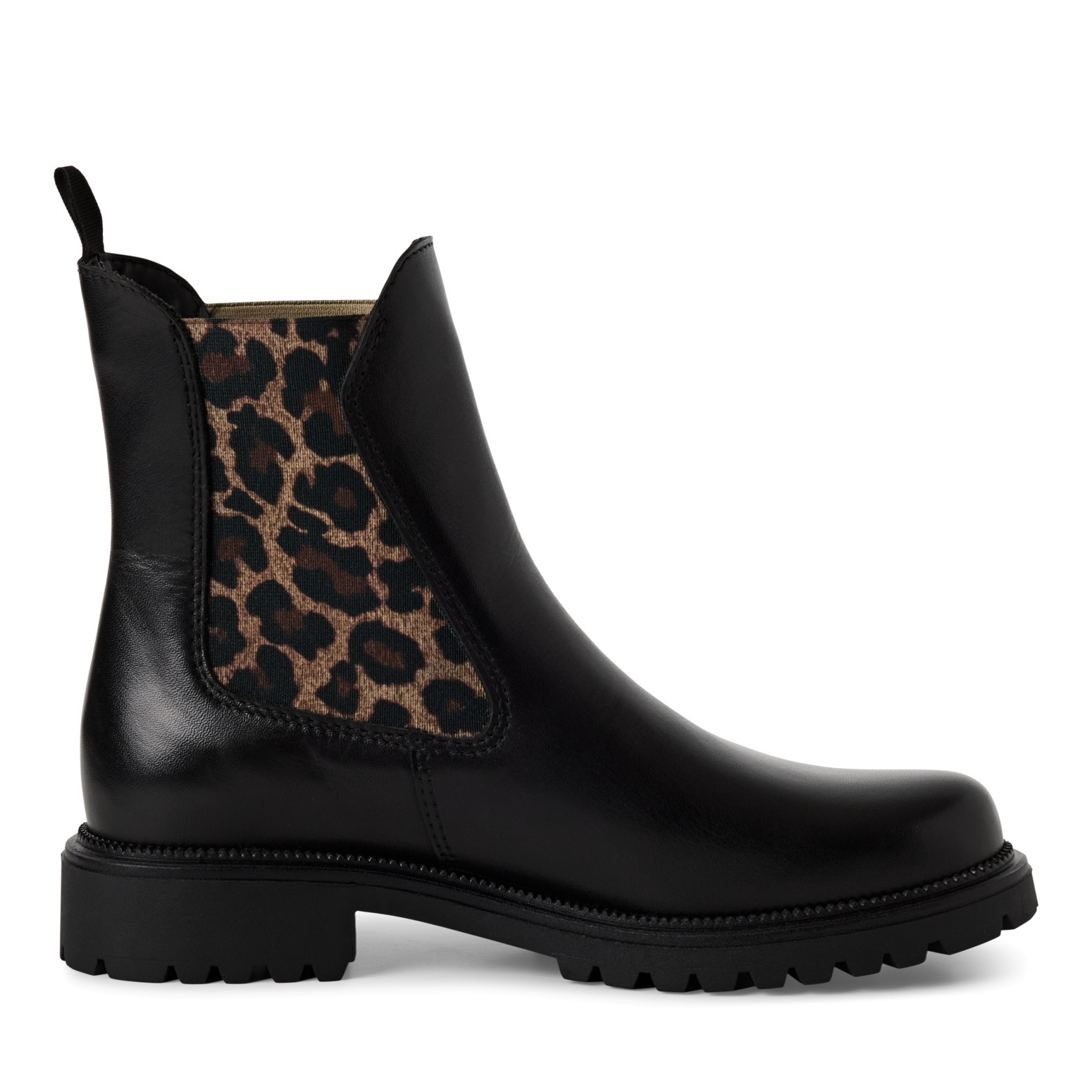 Tamaris Chelseaboots, Blockabsatz, Schlupfboots mit beidseitigen Stretcheinsätzen