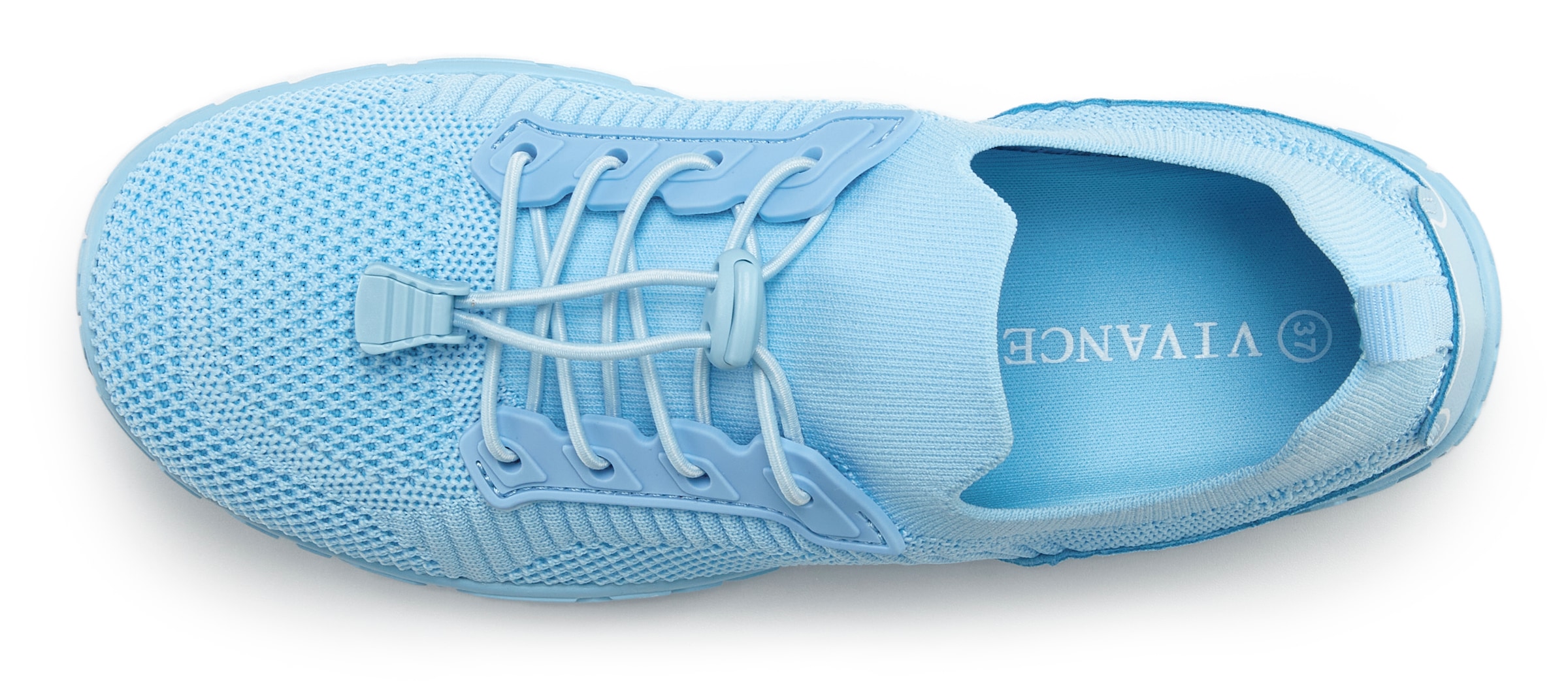 Vivance Sneaker »Halbschuh, Freizeitschuh«, mit Kordelzug und elastischen Schnürbändern VEGAN