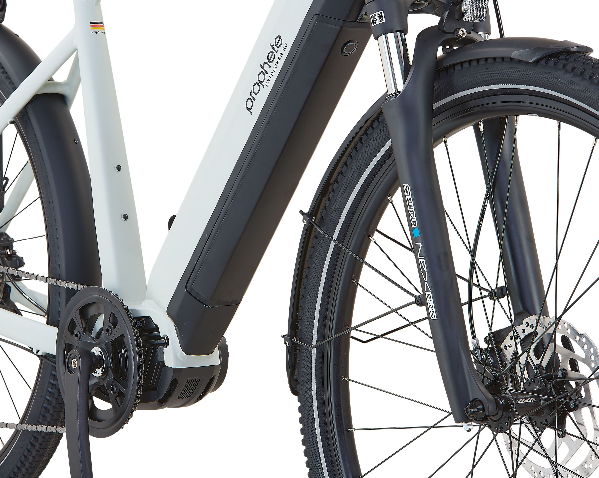 Prophete E-Bike »Entdecker 5.0«, 10 Gang, Shimano, Deore, Mittelmotor 250 W