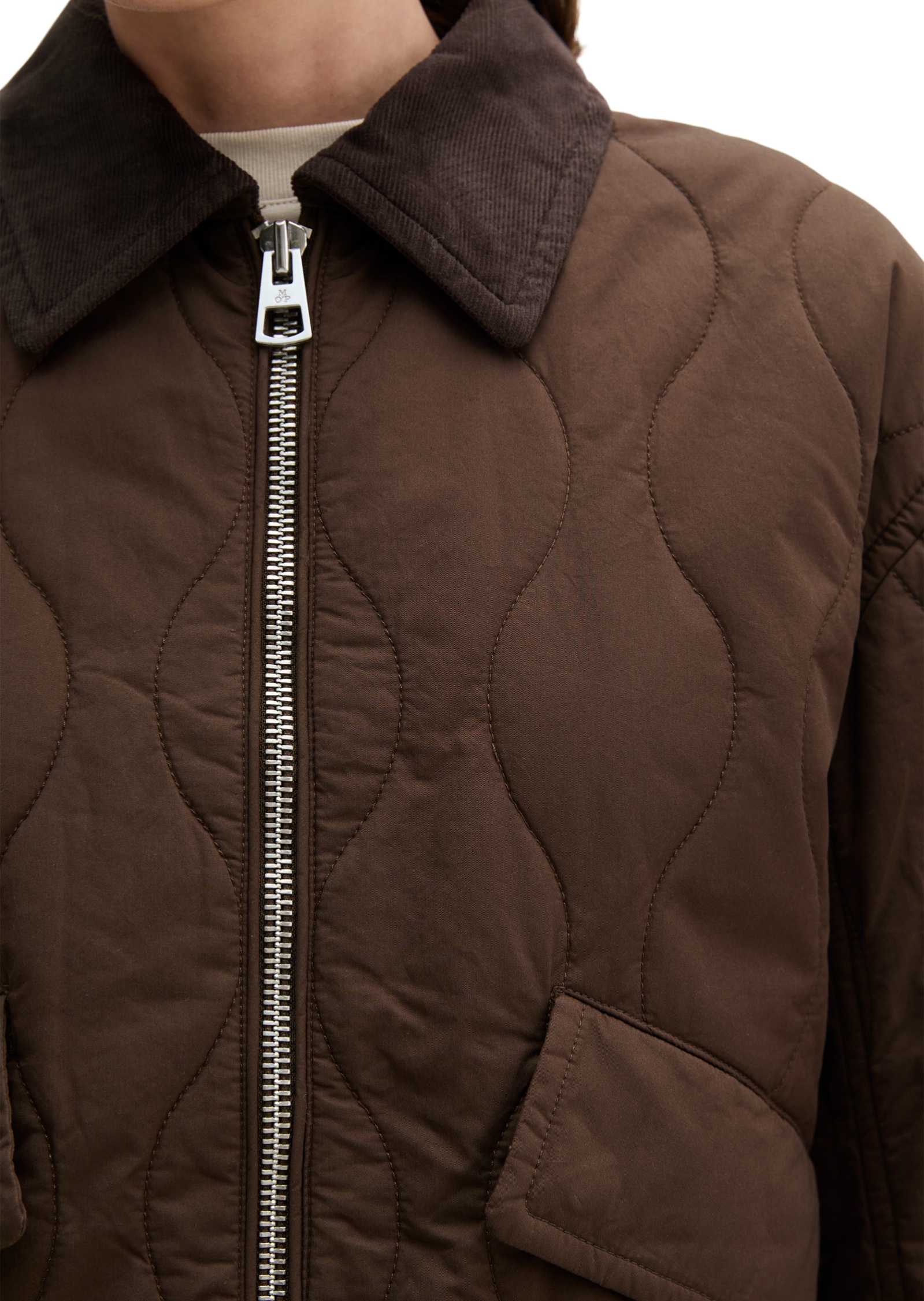 Marc O'Polo Outdoorjacke »aus wasserabweisendem Twill«