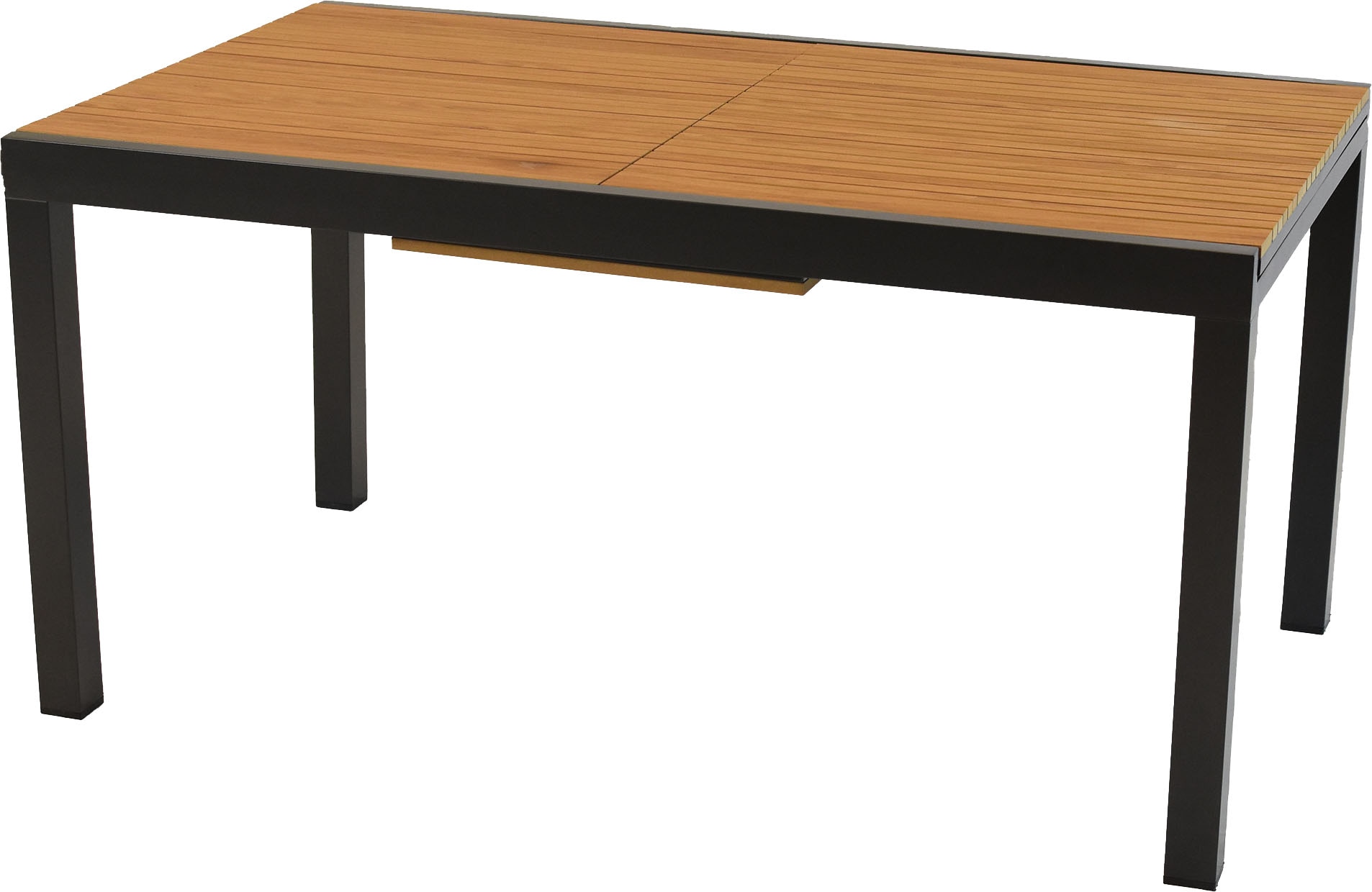 MERXX Garten-Essgruppe »Itanos« Set, 13 tlg. inkl. 6 Stapelsessel. 6 Auflagen, 1 Ausziehtisch