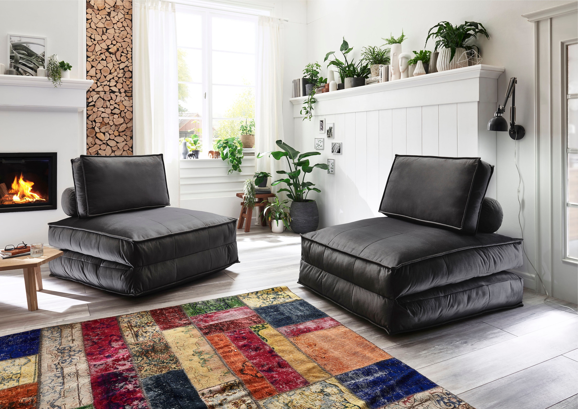 OTTO home XXL-Sessel "Miro" XXL-Sessel wandelbar zum Gästebett