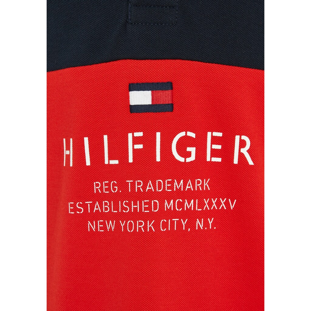 Tommy Hilfiger Poloshirt »COLORBLOCK POLO S/S«, mit Schriftzug