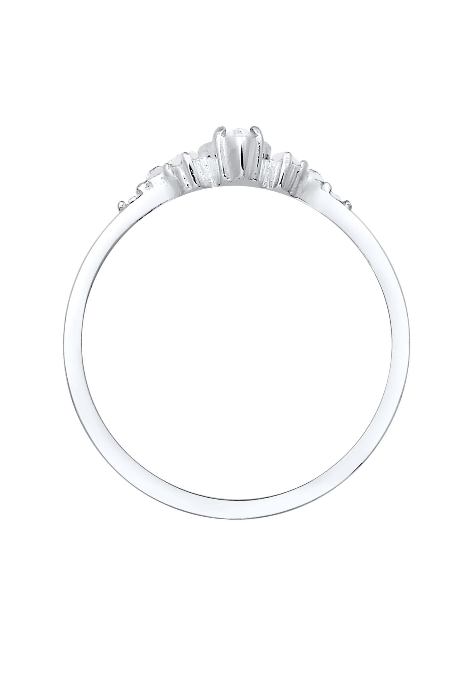 Elli Verlobungsring »Kristalle Marquise Design 925 Silber«