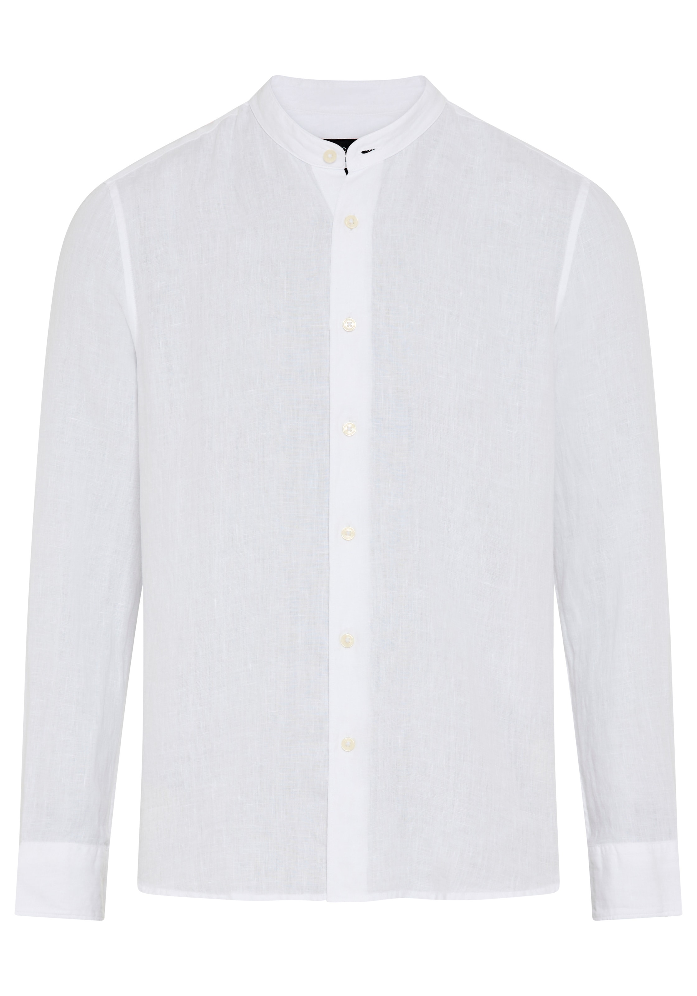 Marc OPolo Leinenhemd regular aus reinem Leinen, Stehkragenhemd günstig online kaufen