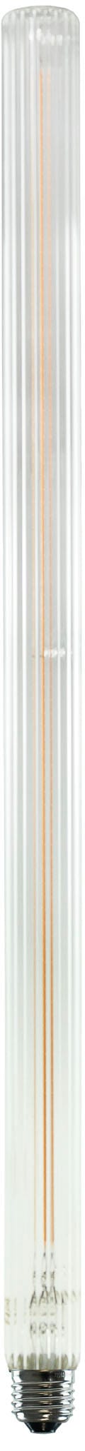 SEGULA LED-Leuchtmittel "LED Long Tube 500 klar geriffelt", L:550cm Ø:3cm, transparent, Leuchtmittel, LED Long Tube 500 klar geriffelt, E27, 6,2W,