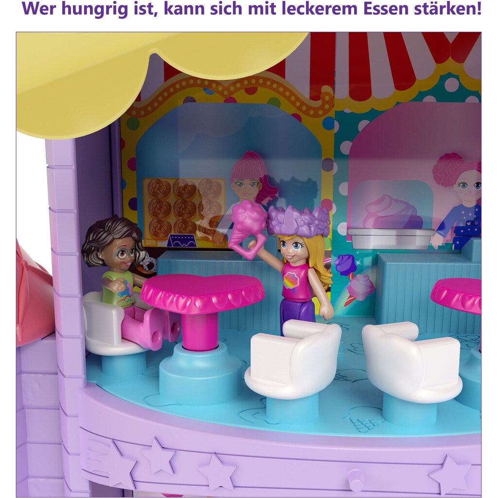 Polly Pocket Spielwelt »Pollyville Regenbogen-Einhornspaß Freizeitpark«