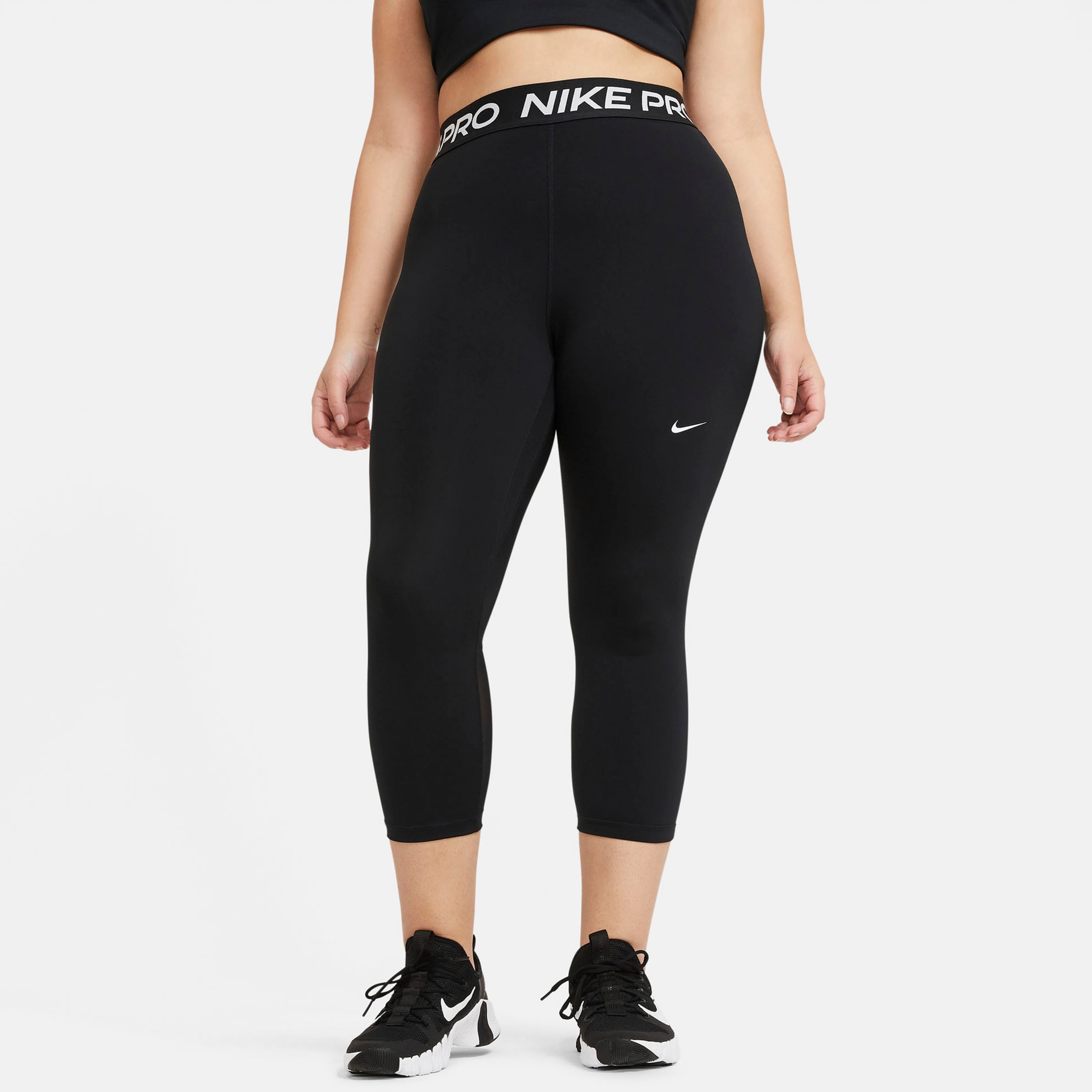 Nike Funktionstights "Nike Pro 365 Womens Cropped Tights Plus Size"