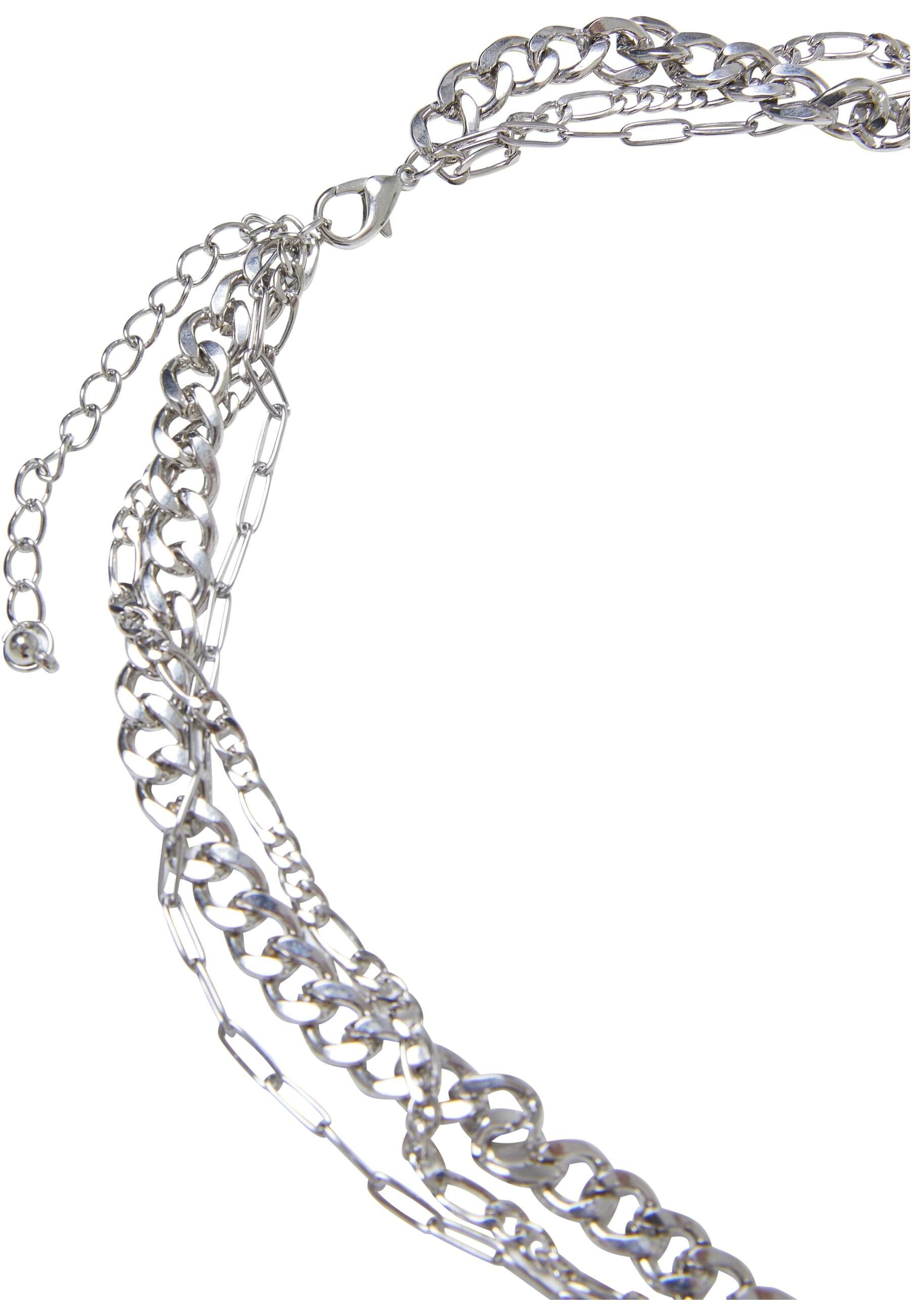 URBAN CLASSICS Halsreif »Urban Classics Unisex Saturn Layering Necklace«