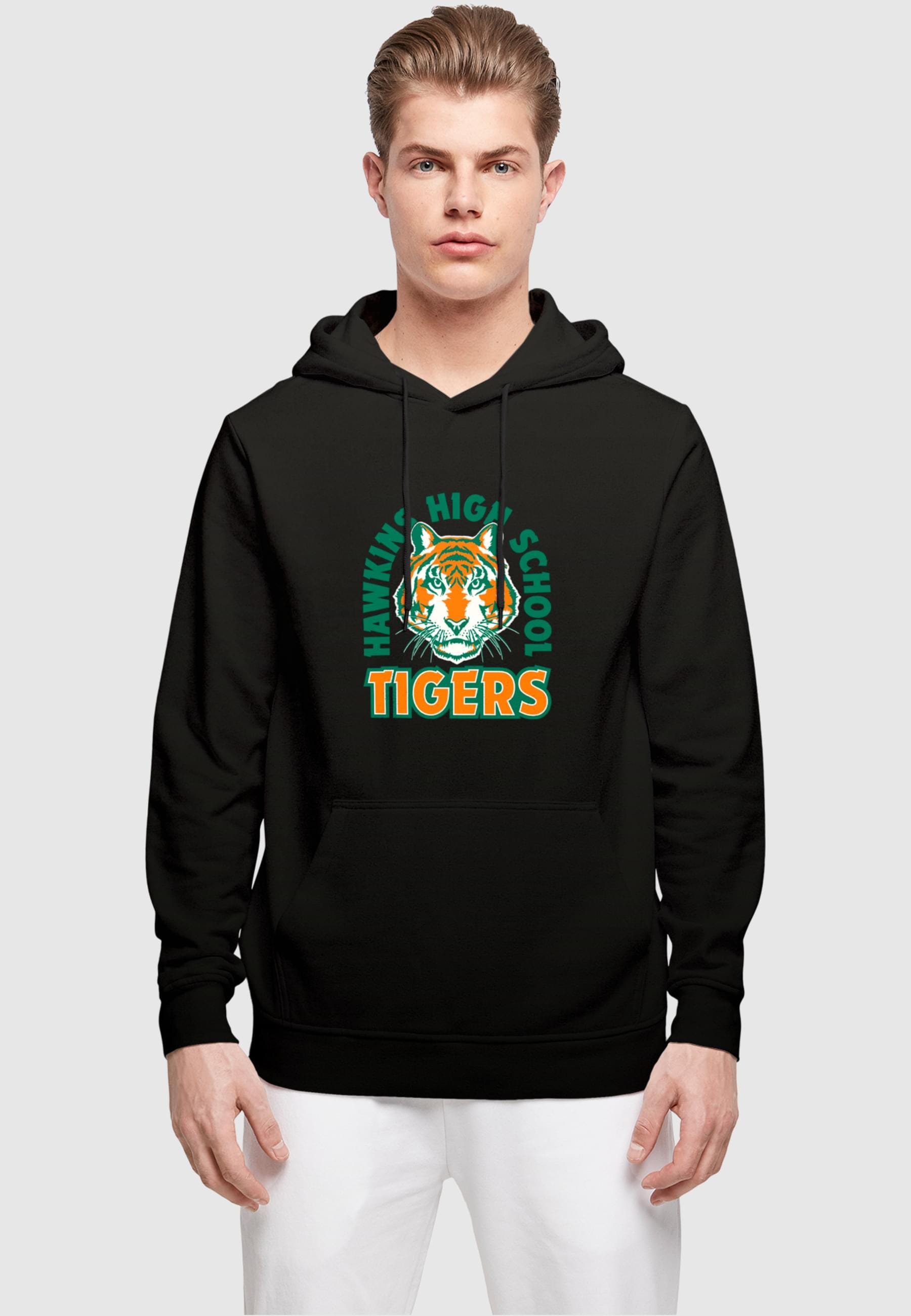 ABSOLUTE CULT Kapuzensweatshirt »ABSOLUTE CULT Herren Stranger Things - Hawkins Arch Tiger Hoody«, (1 tlg.)