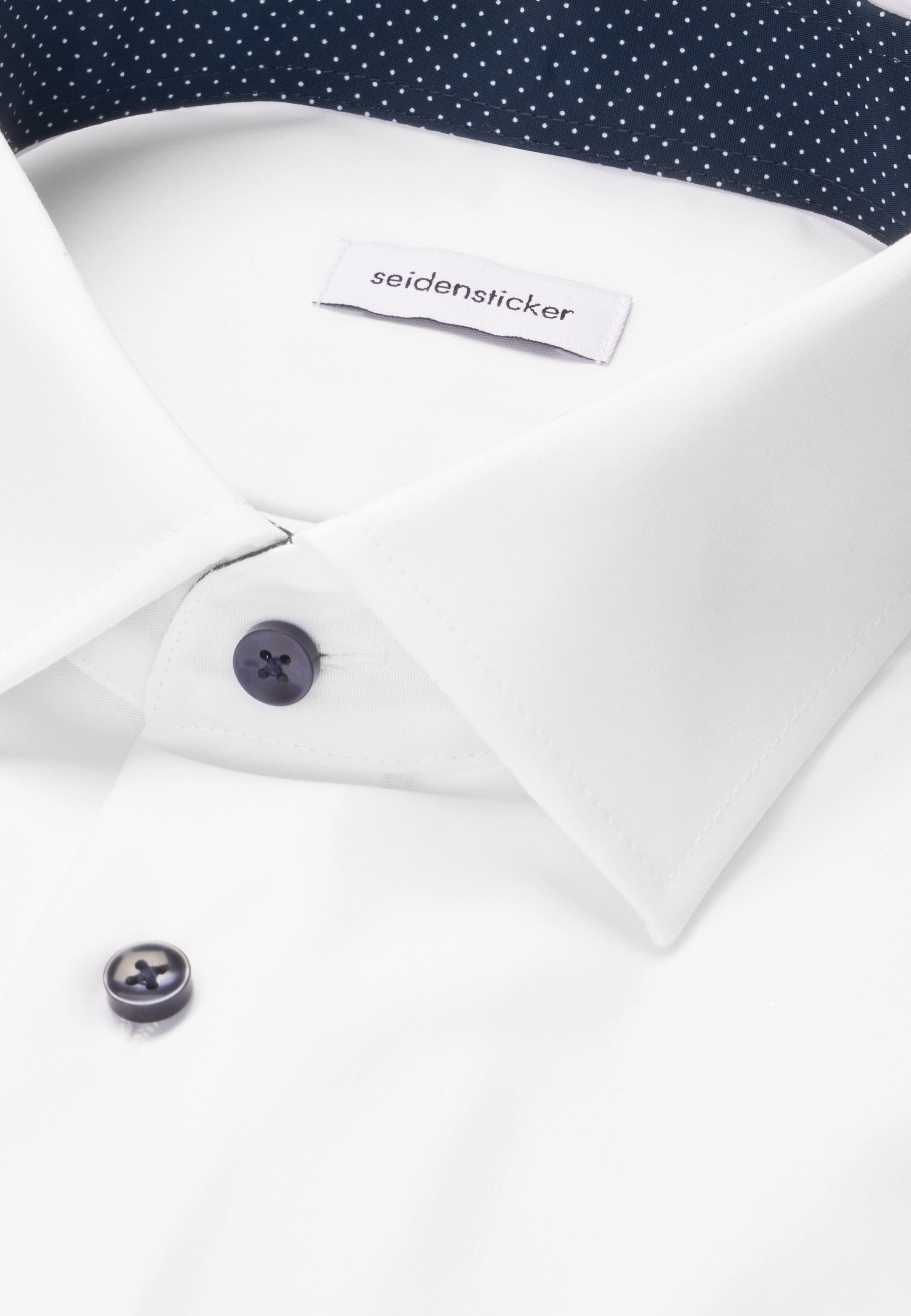 seidensticker 1100000002199 »Schwarze Rose« Shaped 1/1 Kentkragen Uni