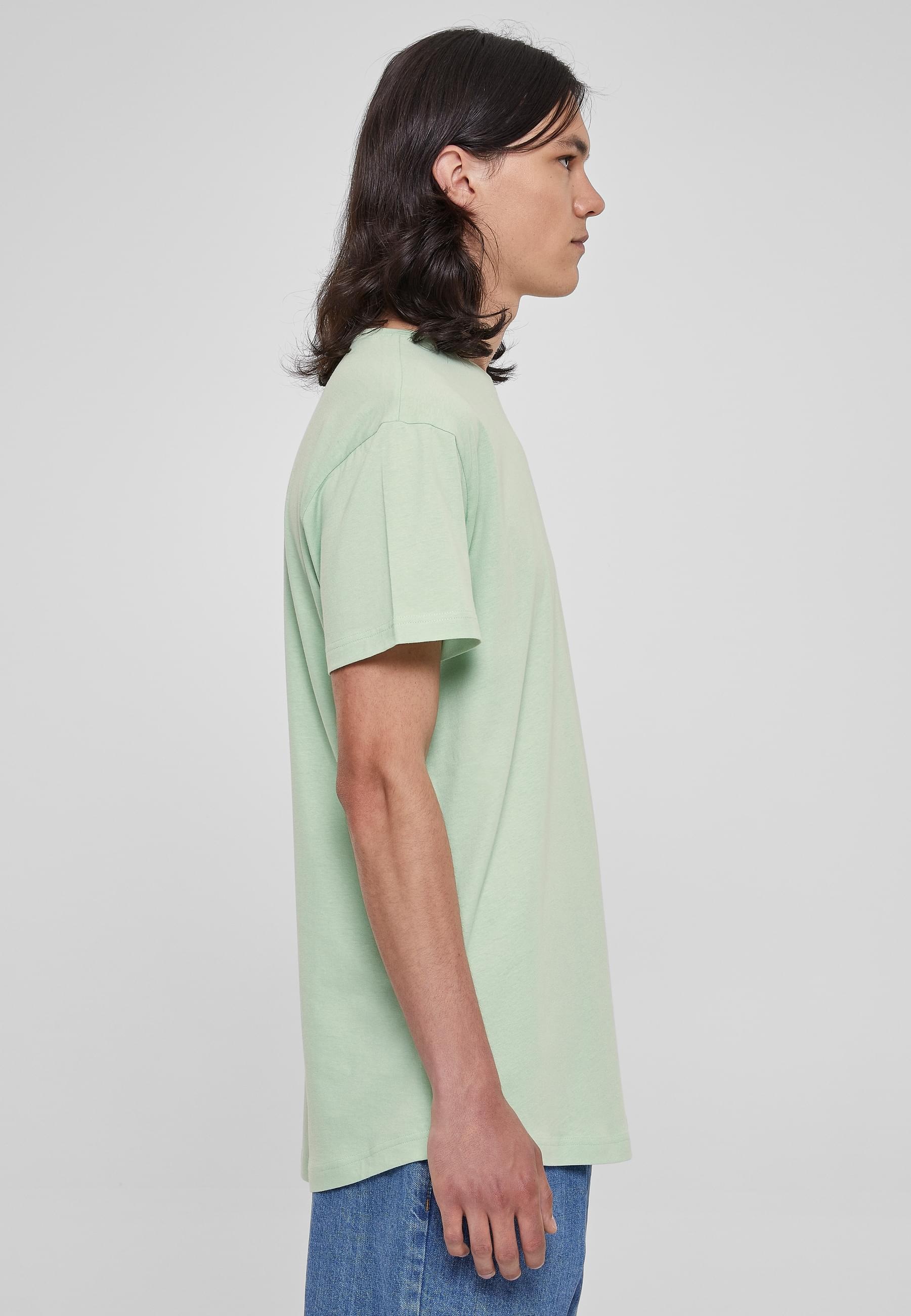URBAN CLASSICS Kurzarmshirt »Urban Classics Herren Shaped Long Tee«, (1 tlg.)