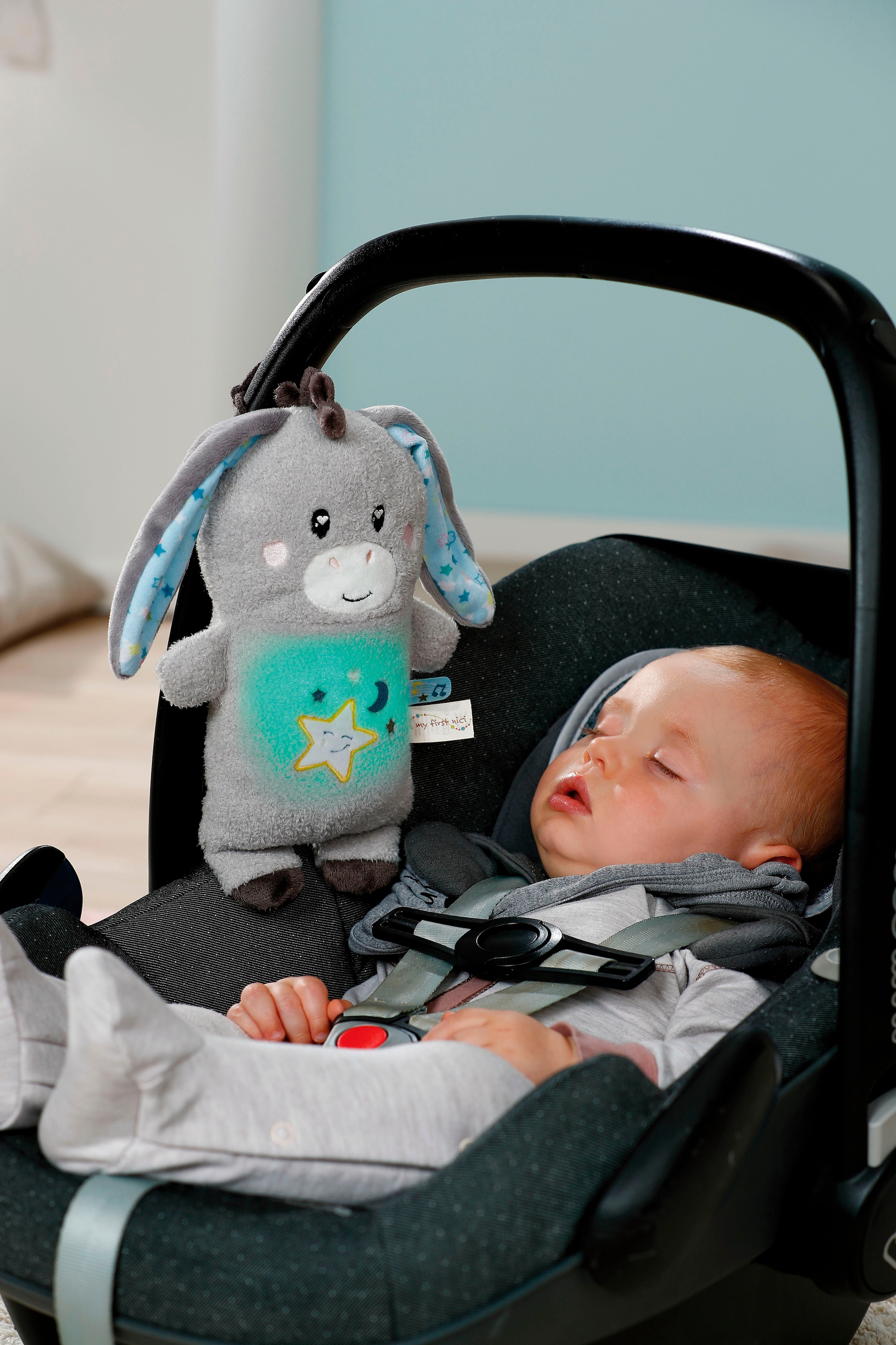 Nici Kuscheltier »My First NICI, Esel Littledoo 25 cm«, Baby Einschlafhilfe; mit Licht und Sound