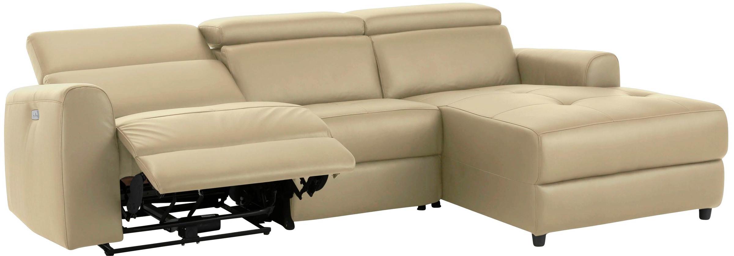 Home affaire Ecksofa »Sentrano, L-Form,«, 275 cm, man. o. elektr. Relaxfunktion und USB/Kopfverstellung