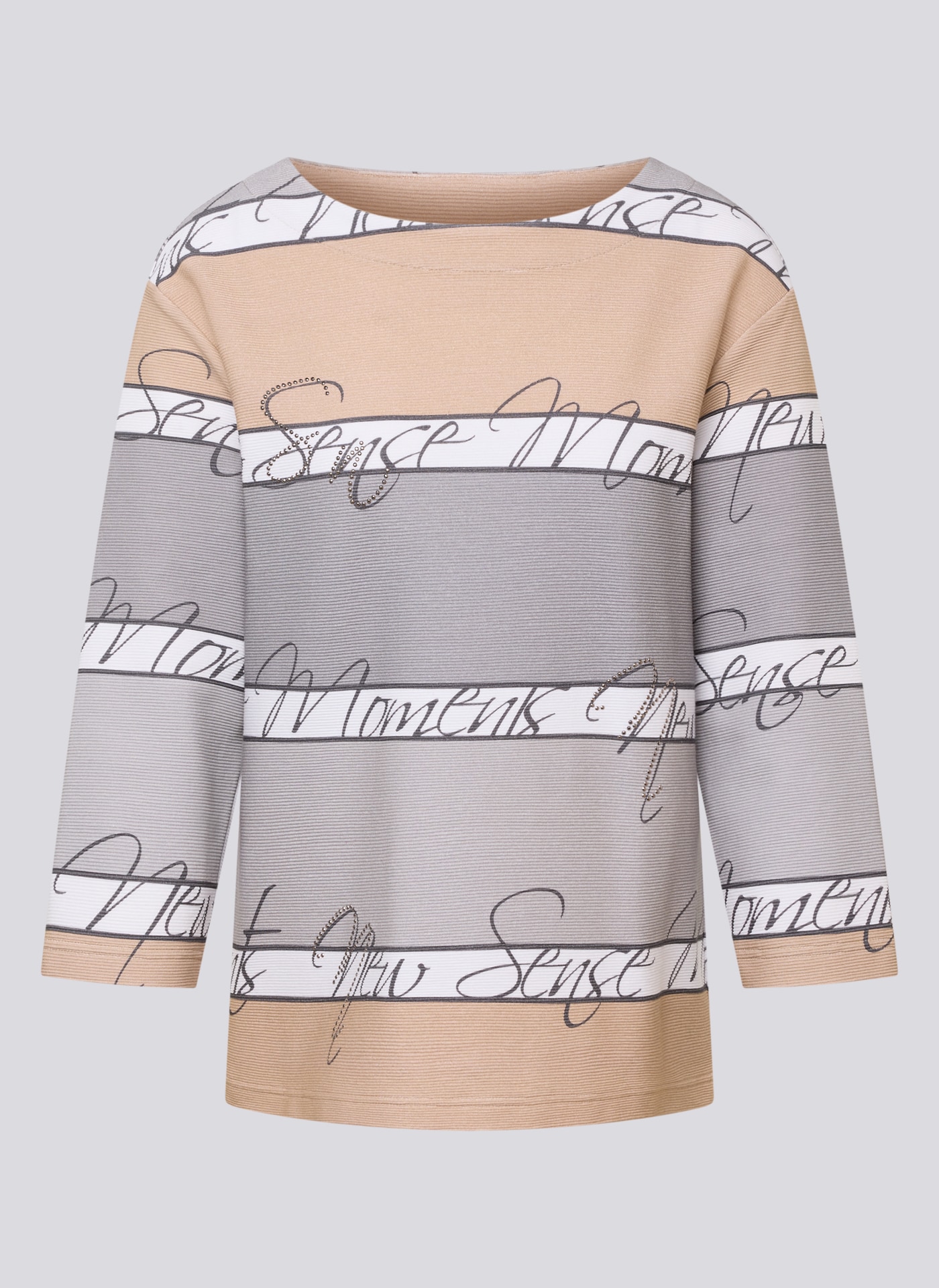 Rabe 3/4-Arm-Shirt mit Crinkle Optik