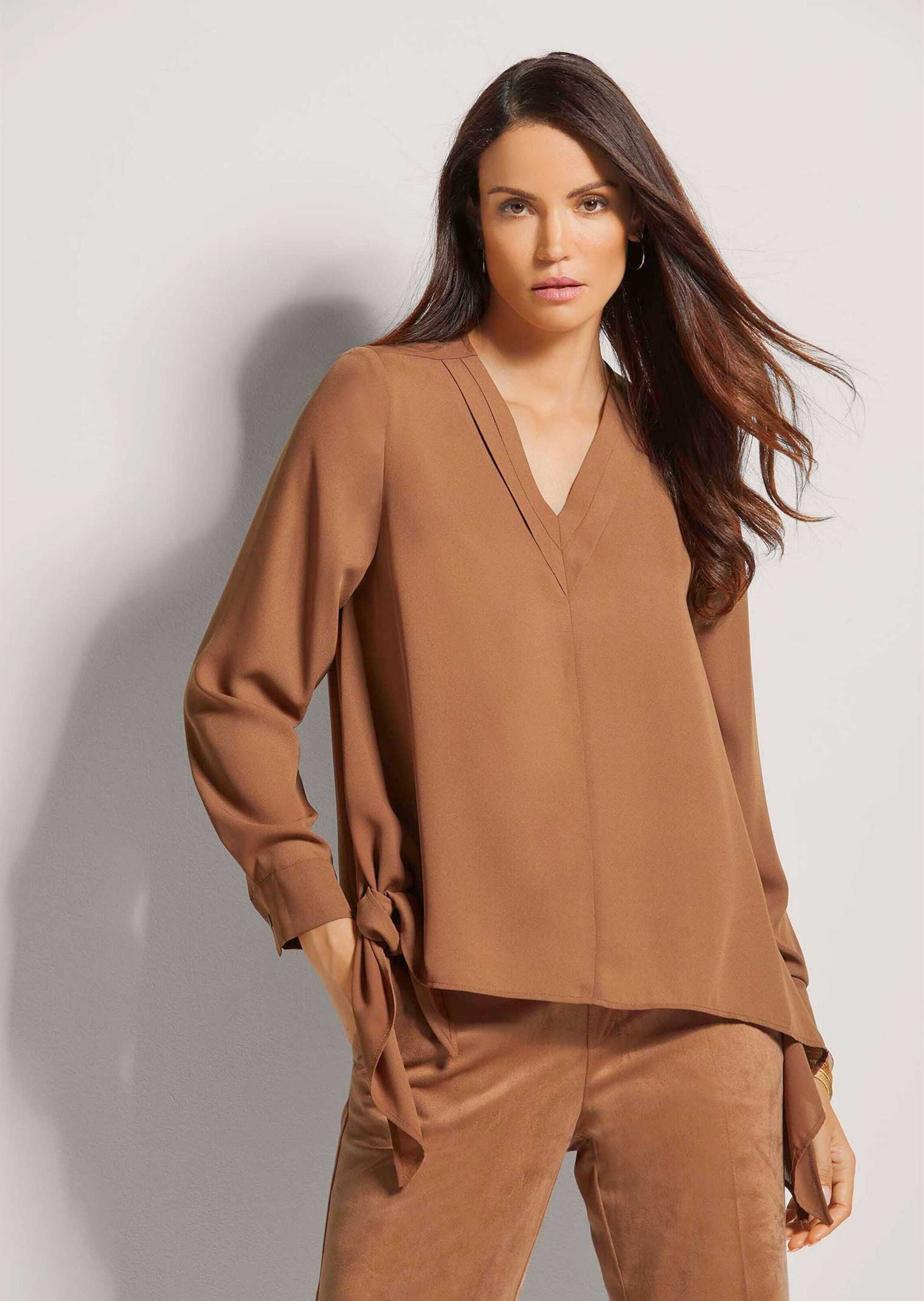 MADELEINE Langarmbluse »Bluse Tunika in modischer Kurzform«