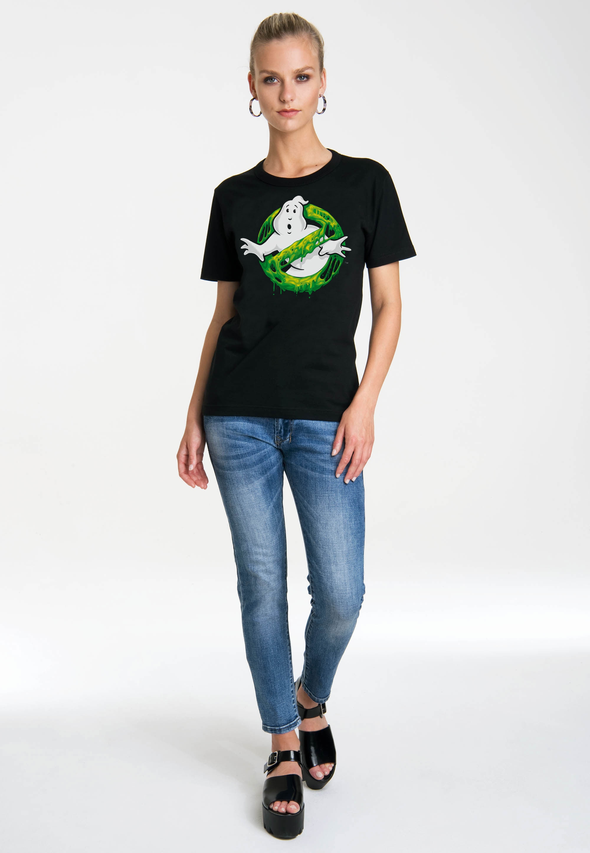 LOGOSHIRT T-Shirt "Ghostbusters Slime Logo", mit coolem Print günstig online kaufen