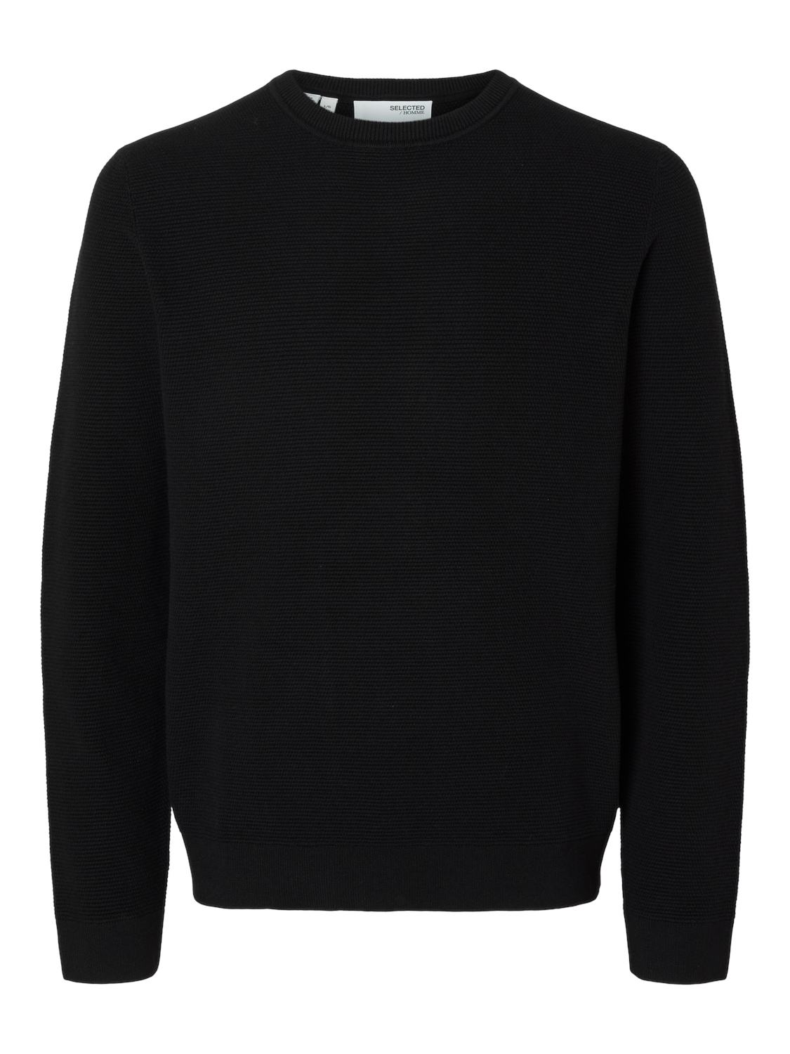 SELECTED HOMME Strickpullover »SLHROSS LS KNIT STRUCTURE CREW NECK NOOS«
