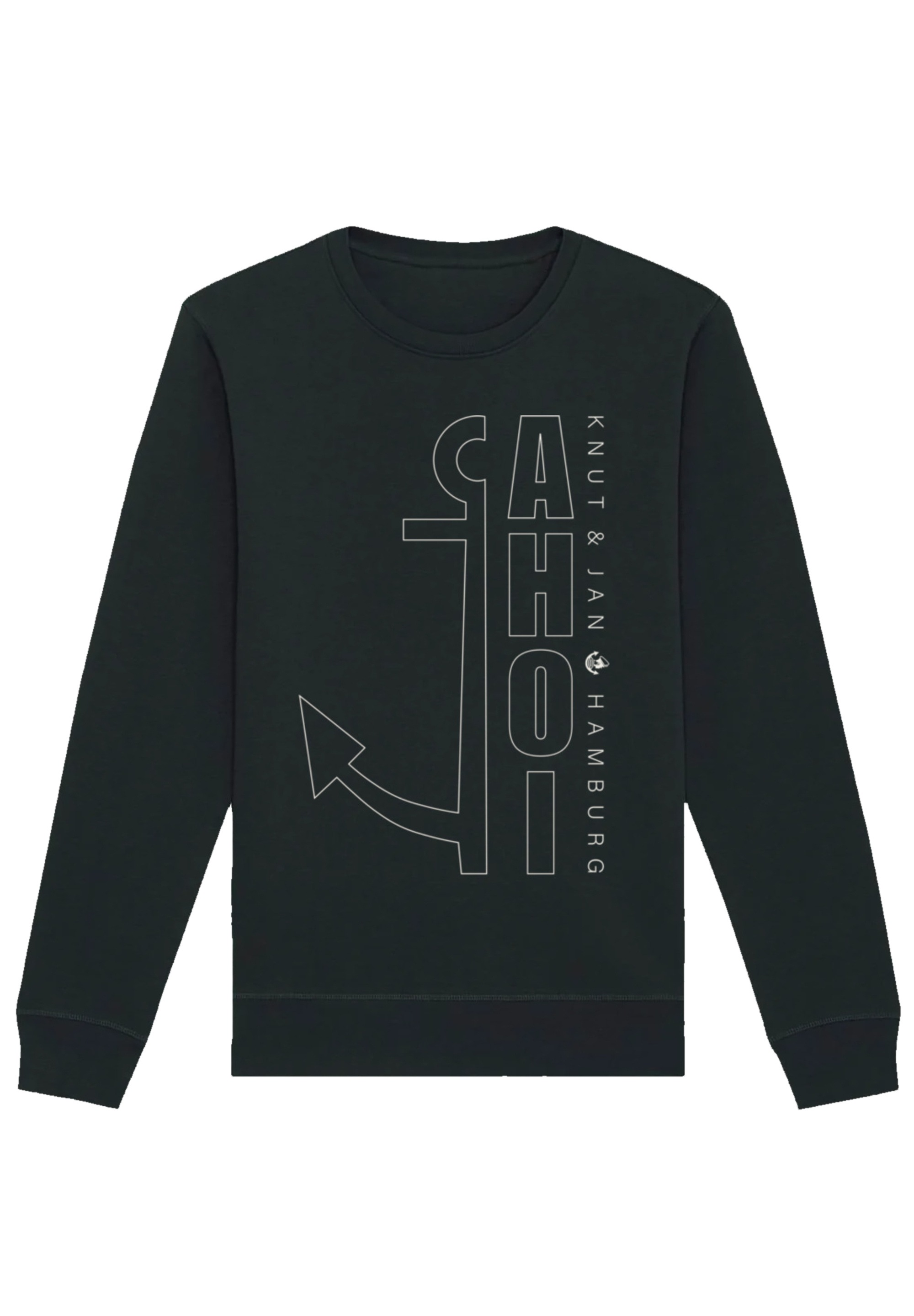 F4NT4STIC Sweatshirt »Ahoi Anker Outlines Knut & Jan Hamburg«, Premium Qualität