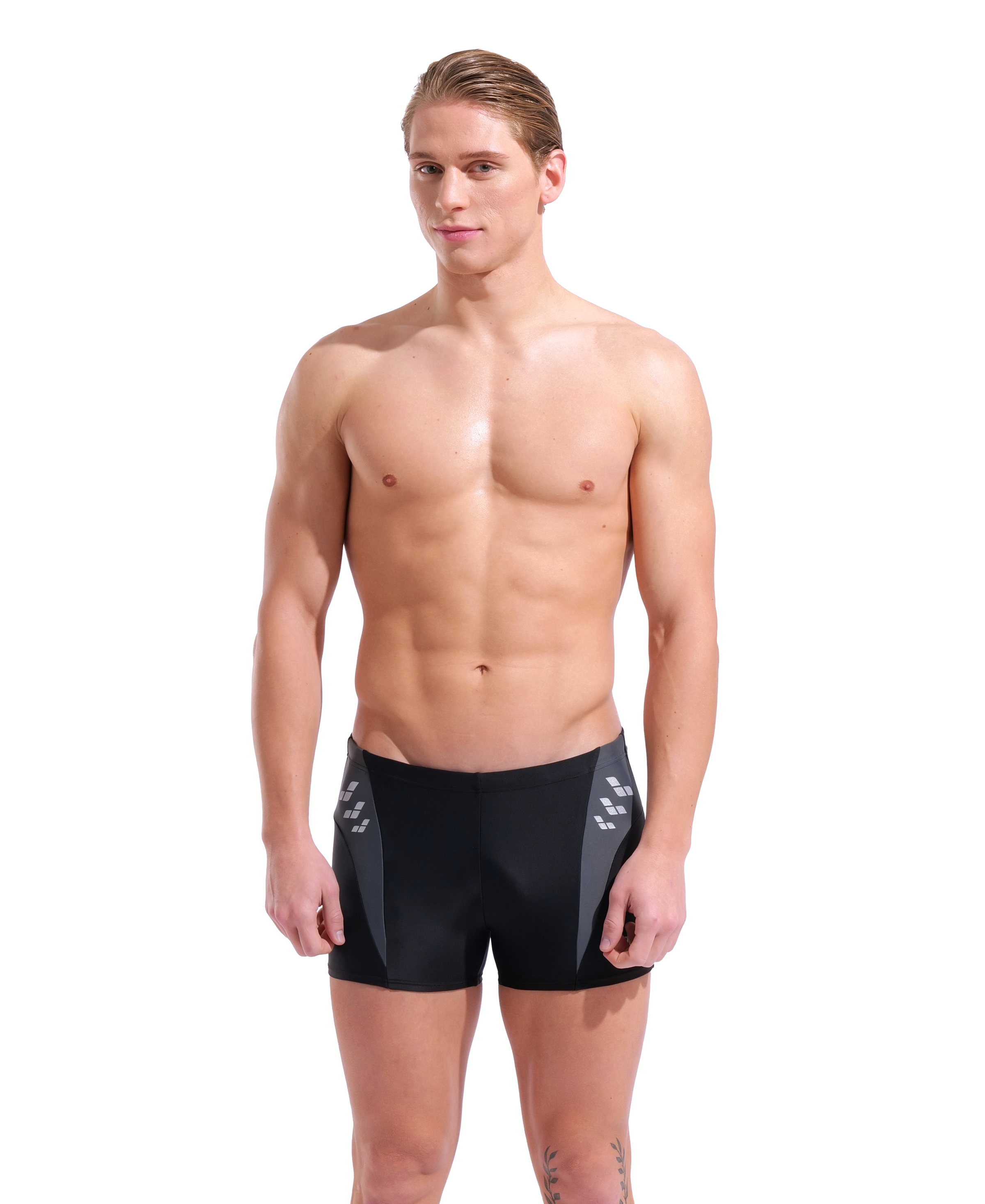 Arena Badeshorts "M ARENA STEPLOGO SWIM SHORT" mit sportlichem Schnitt, aus Stretchmaterial