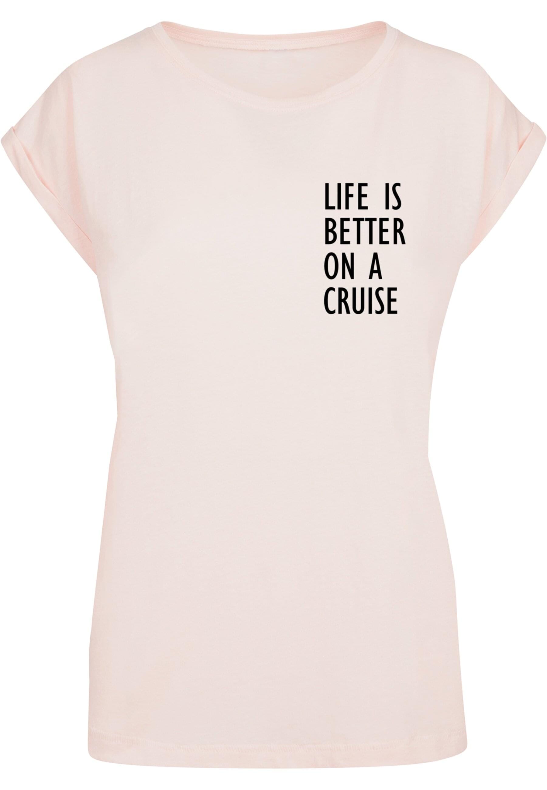 Merchcode T-Shirt »Damen Ladies Tee«, Extended Life Is (1 BAUR online Shoulder | kaufen tlg.) Better