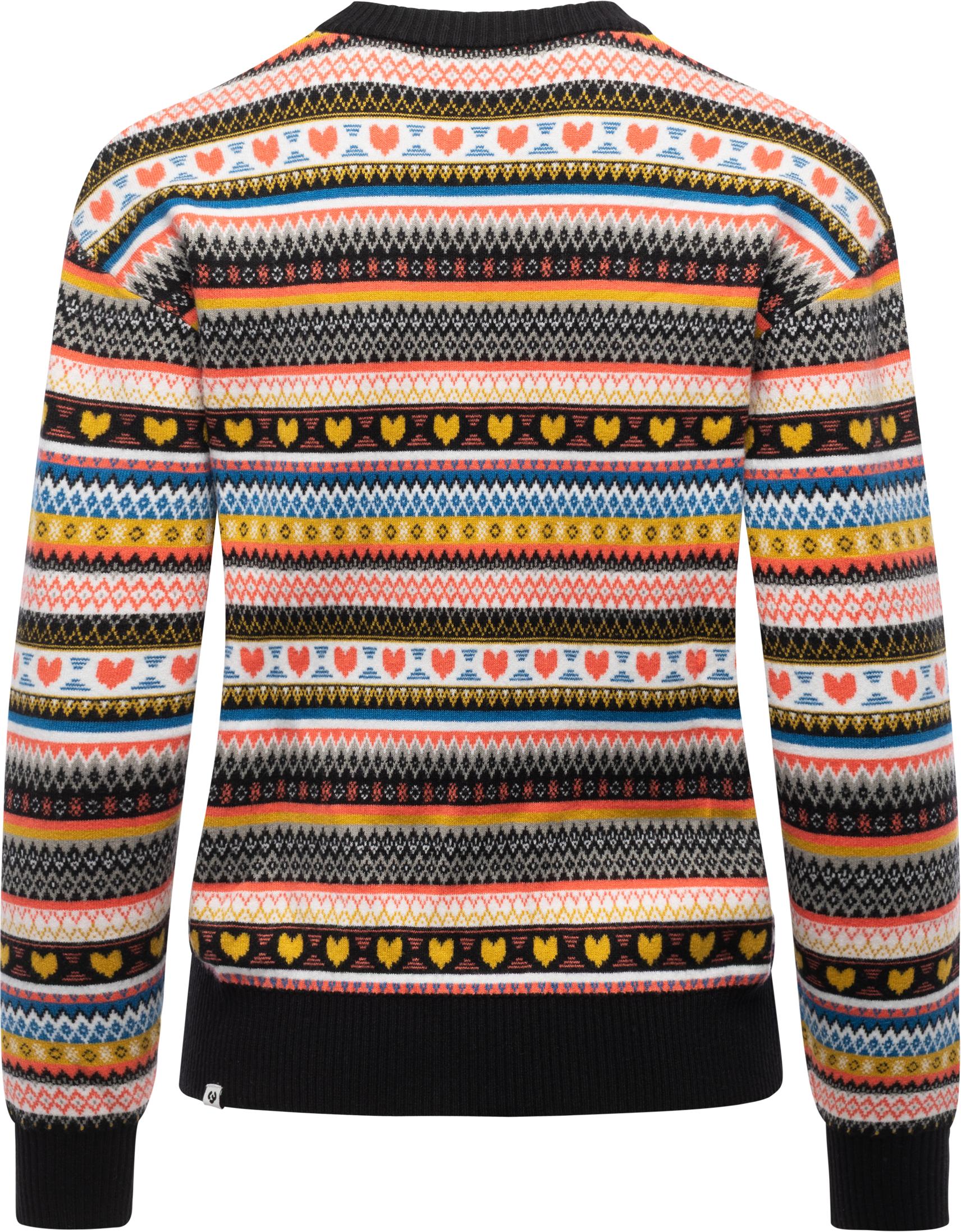 Thumbnail - Ragwear Rundhalspullover "Nordeena" gemusterter Damen Strickpullover