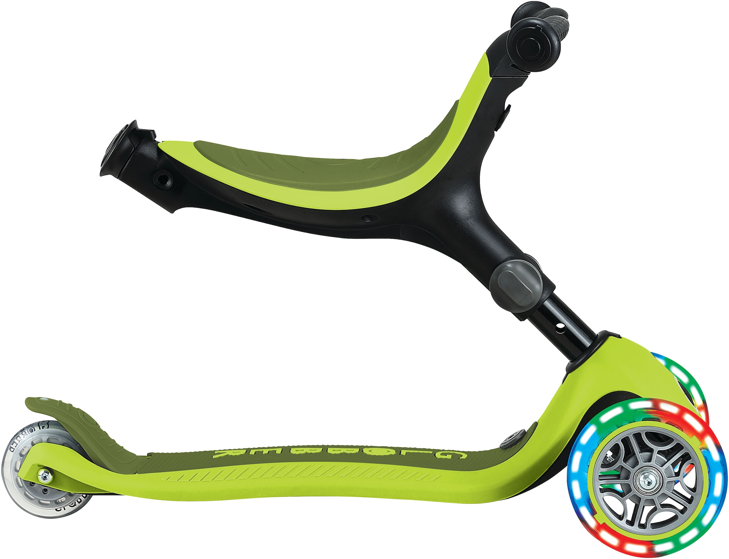 Globber Tretroller »GO-UP ACTIVE LIGHTS mit Leuchtrollen«