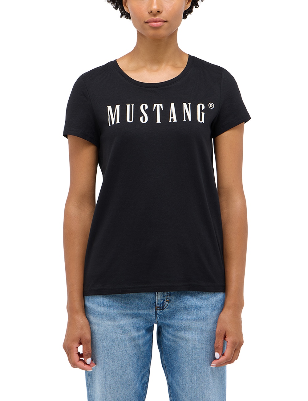 MUSTANG Kurzarmshirt "Damen Style Alma" günstig online kaufen