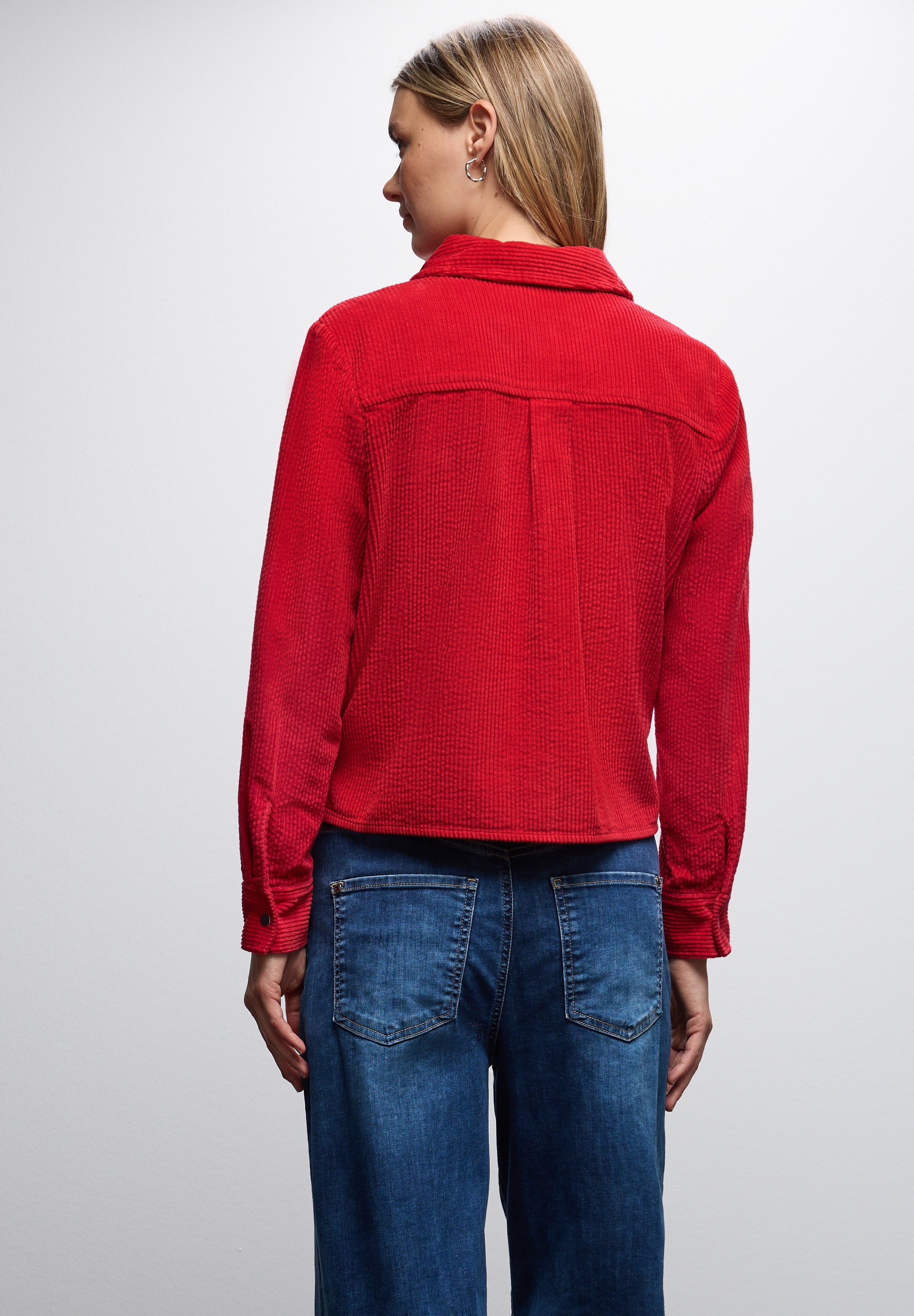 STREET ONE Hemdbluse, mit Brusttasche