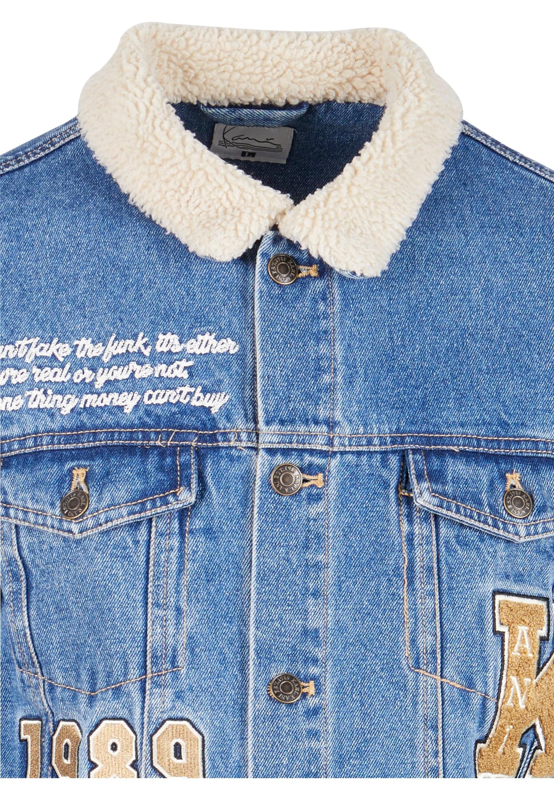 Karl Kani Jeansjacke »Karl Kani Herren KM224-030-1 KK OG Patched Denim Jacket«, (1 St.), ohne Kapuze